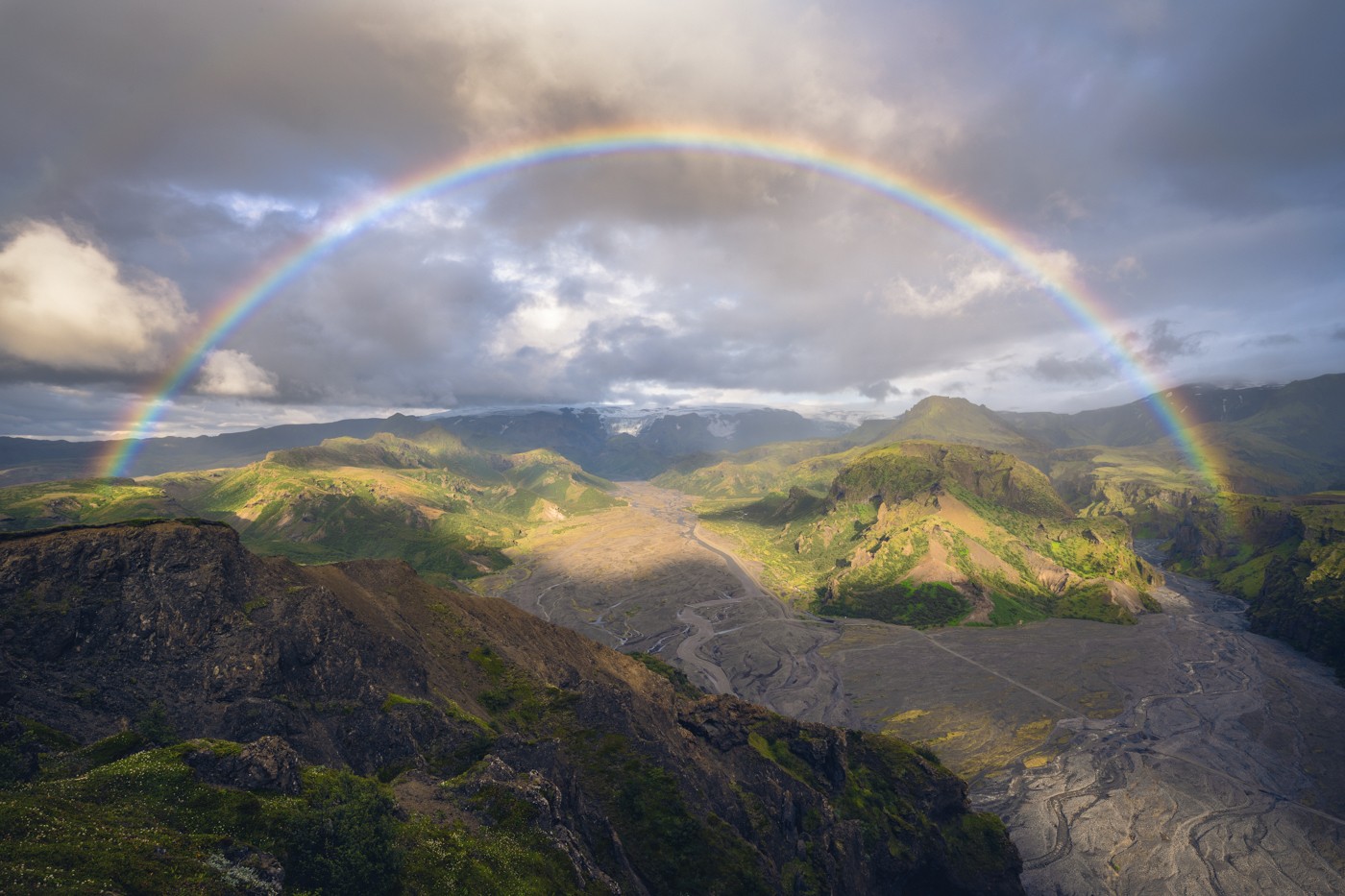 Evening Light Thorsmork Mountains Wallpapers