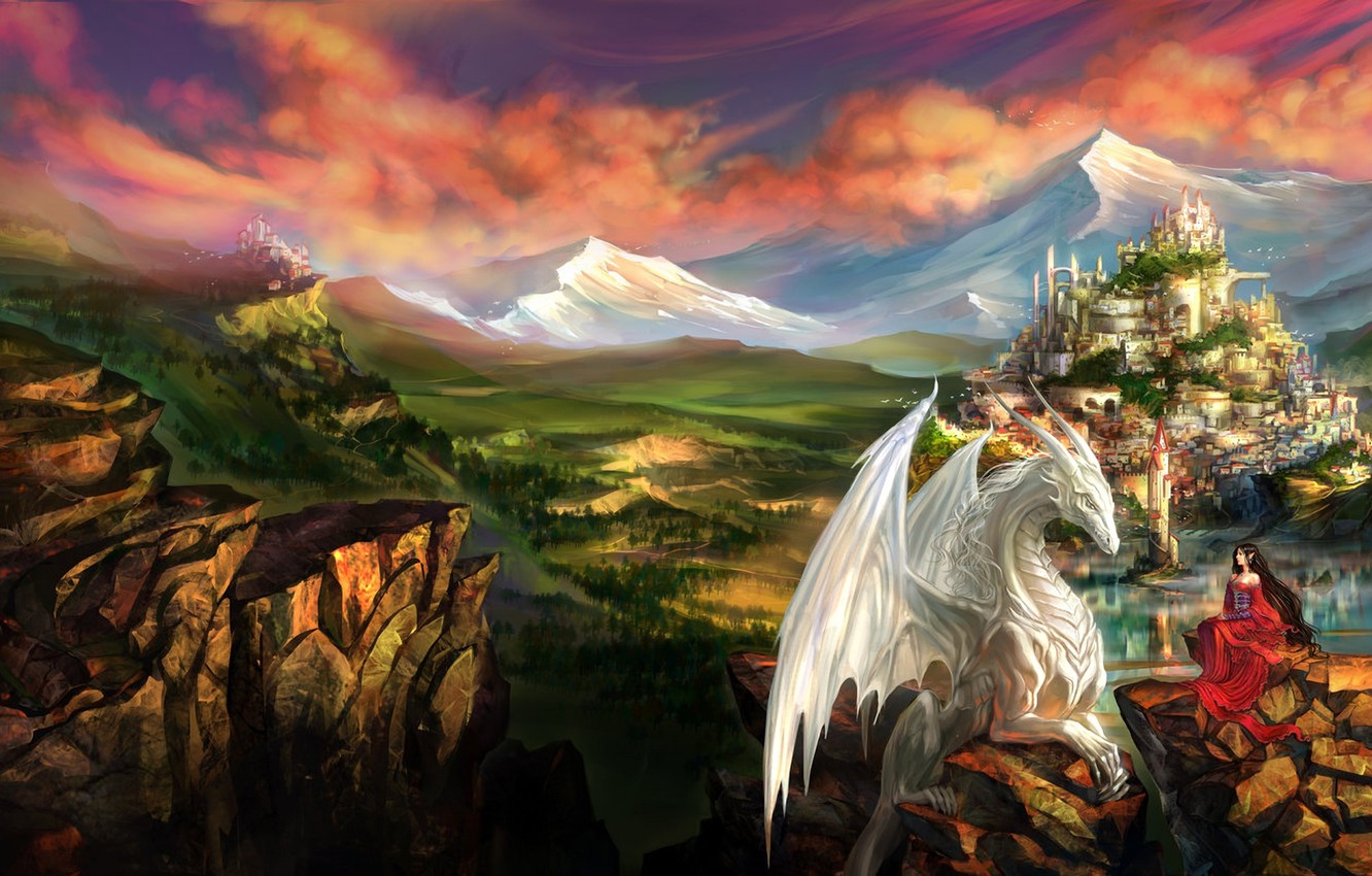 Fantasy Landscape Mountains In Fantasy Wallpapers