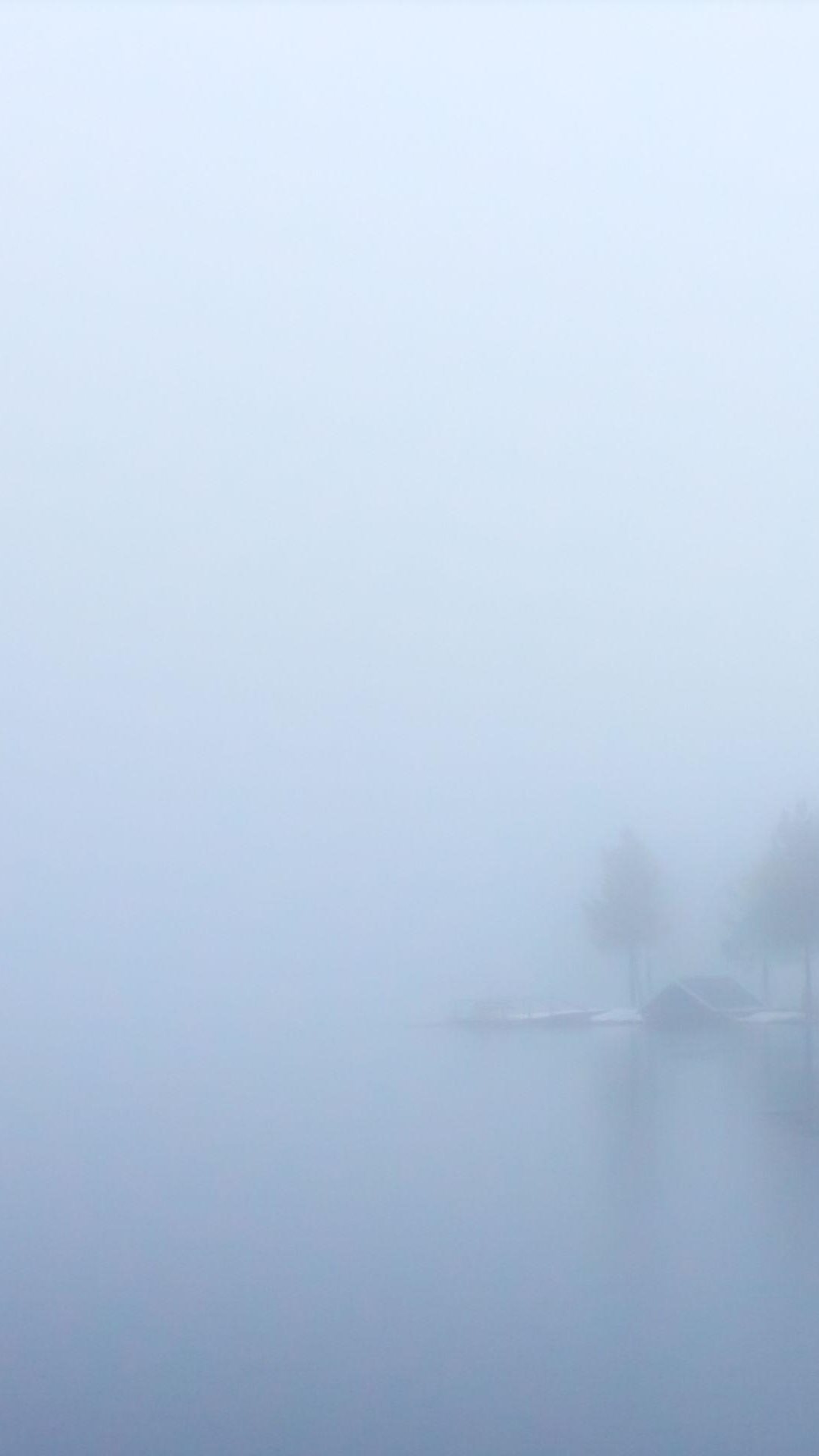 Fog Over Lake Wallpapers