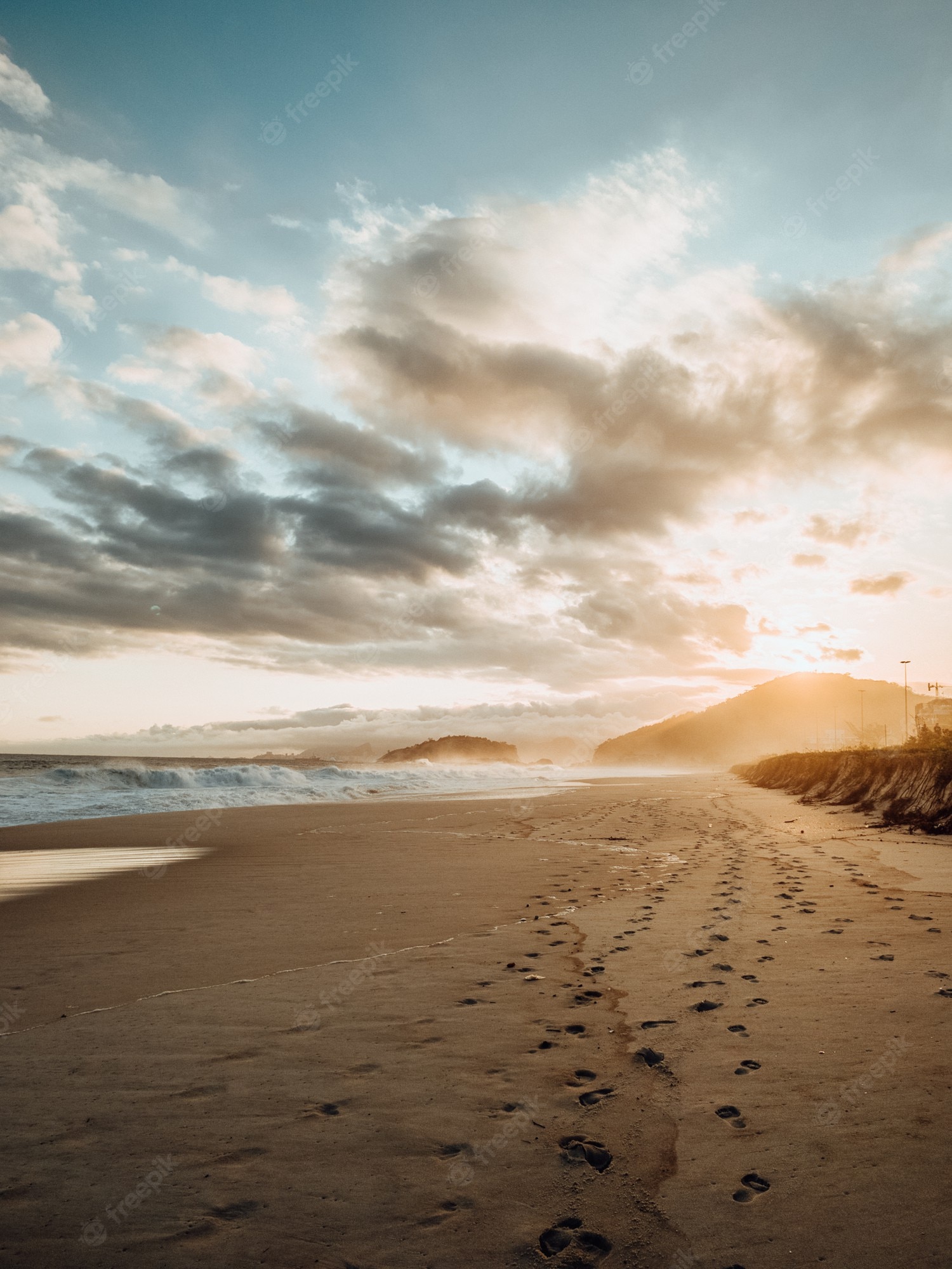 Footprints In The Sand Wallpapers