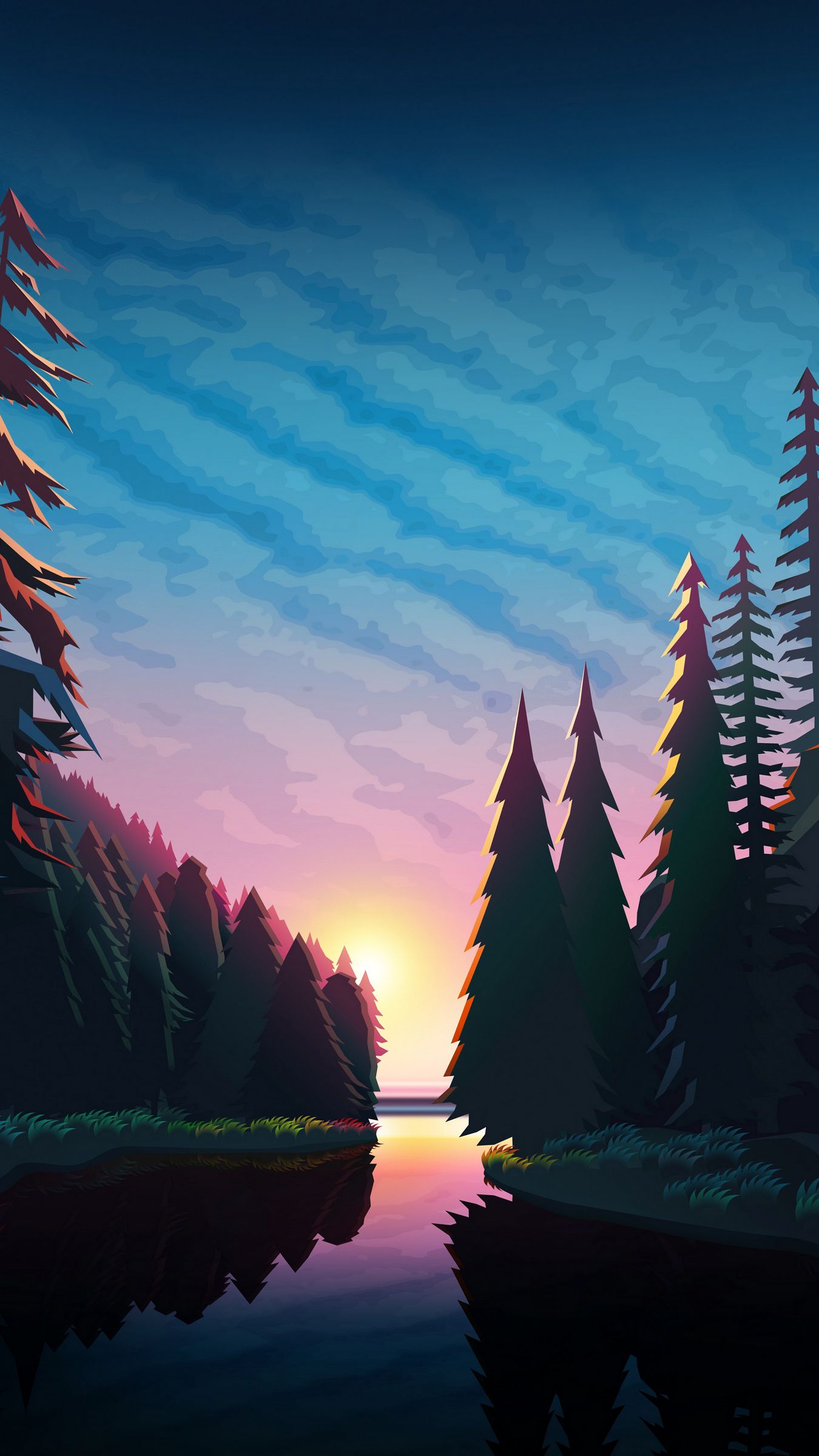 Forest Sunset Wallpapers