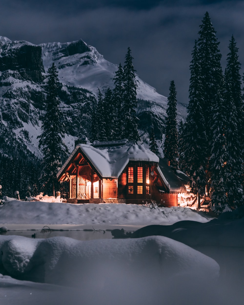 Frozen Winter House Wallpapers