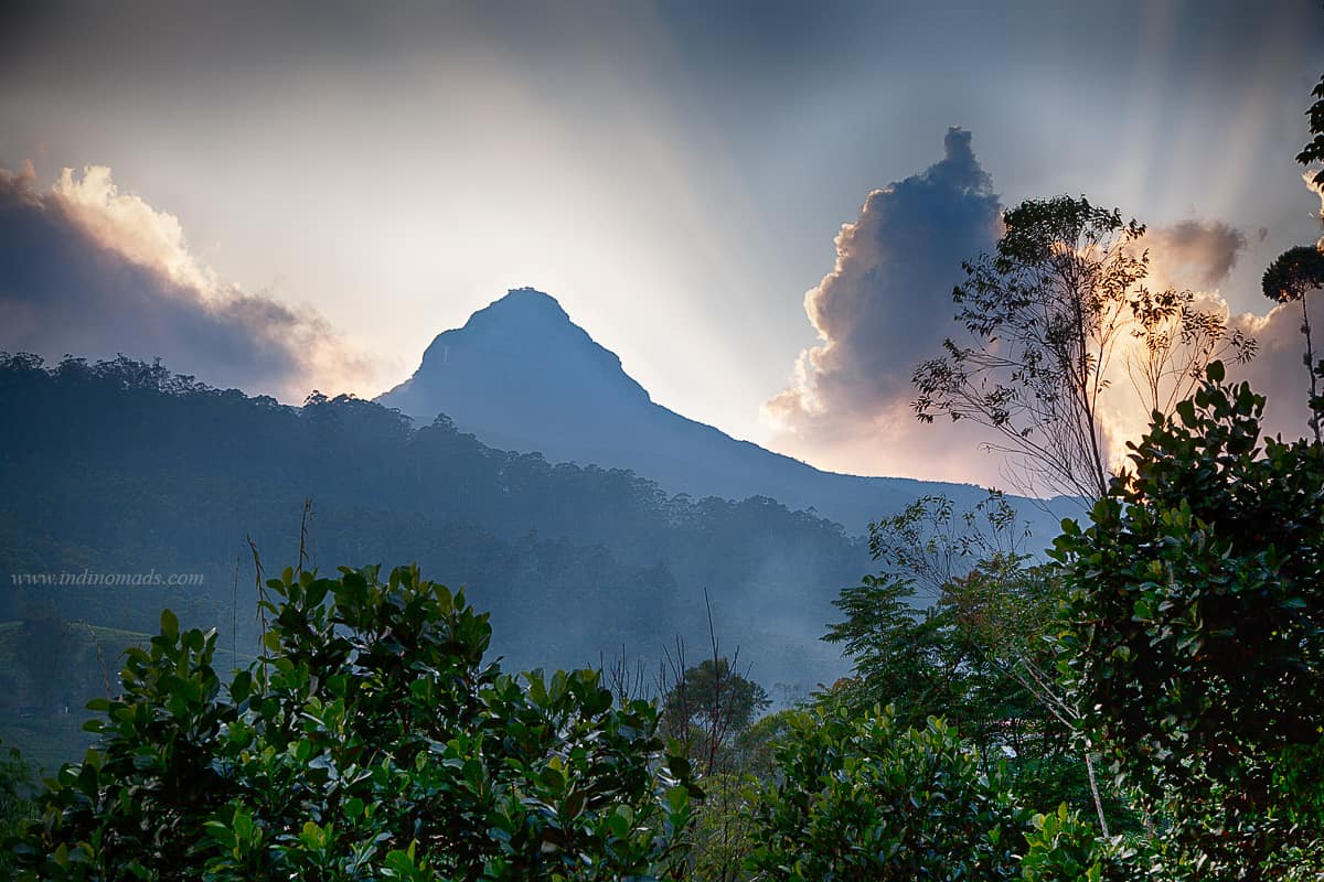 Full Moon Evening In Adam'S Peak Wallpapers