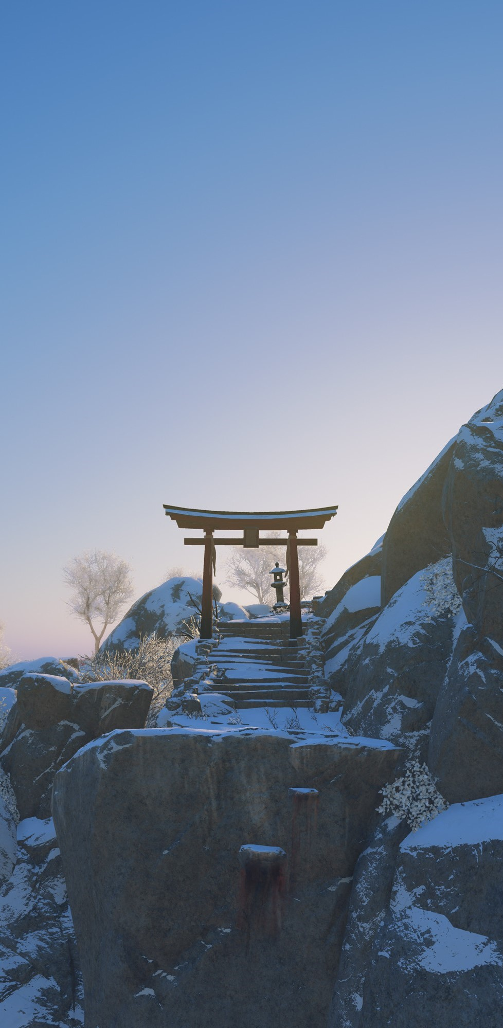 Ghost Of Tsushima Blue Nature Wallpapers