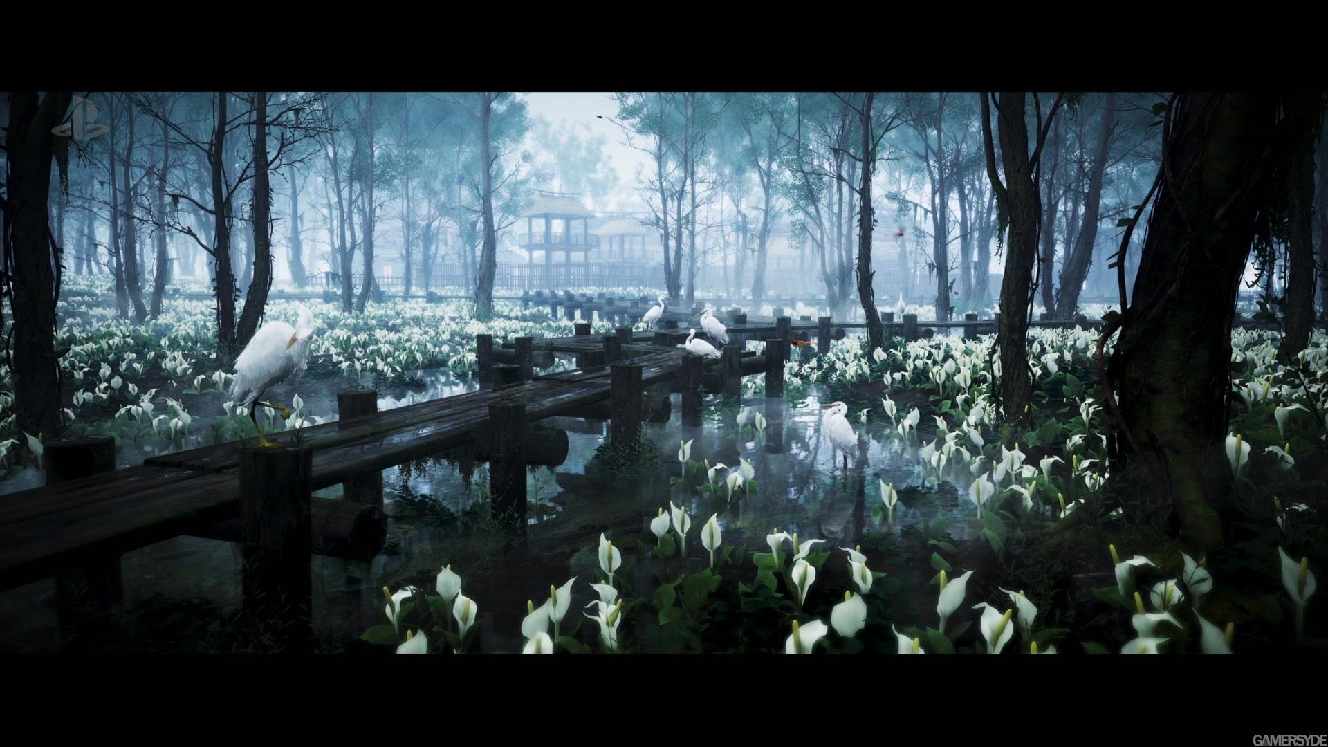 Ghost Of Tsushima Blue Nature Wallpapers