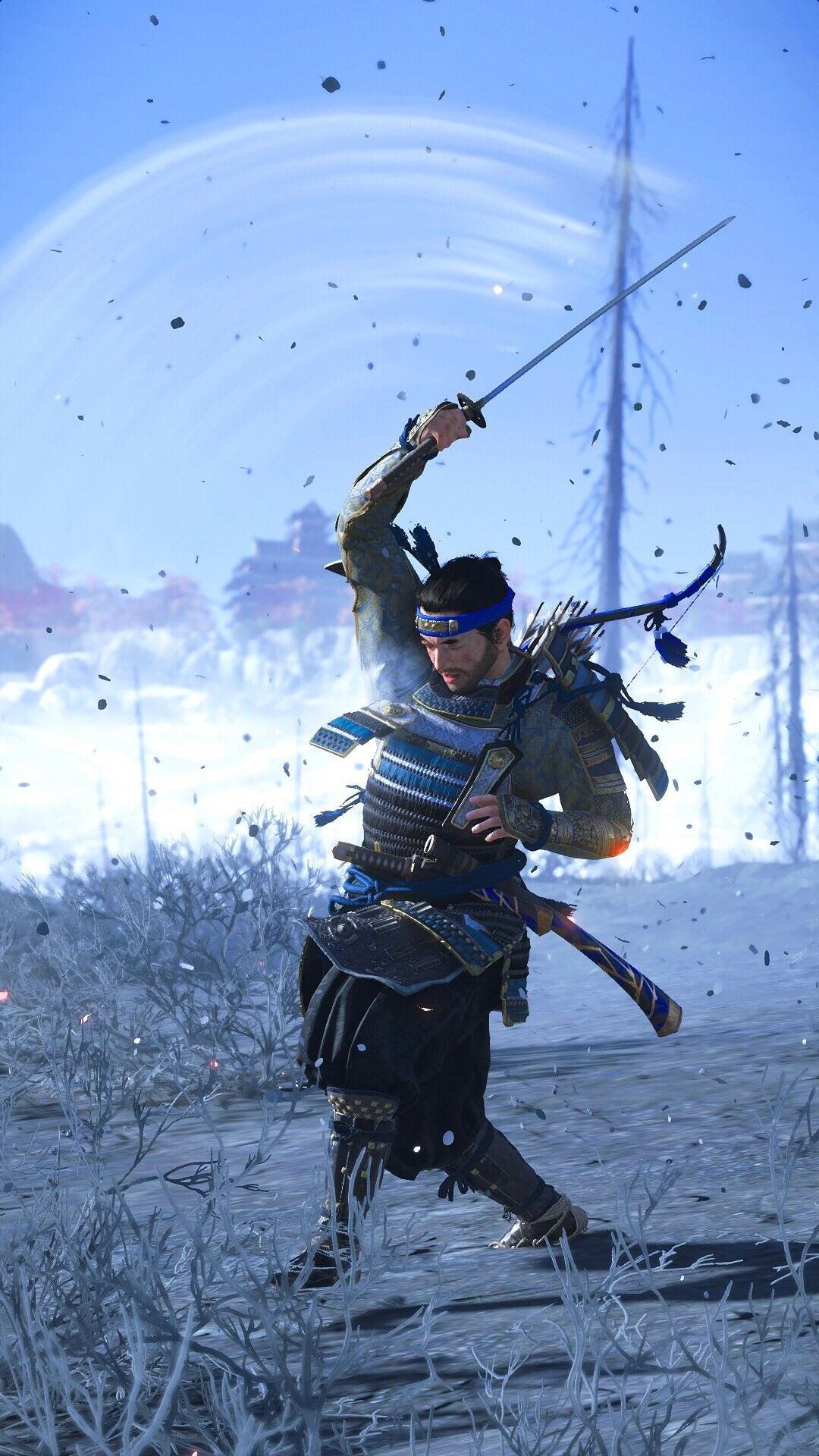 Ghost Of Tsushima Blue Nature Wallpapers