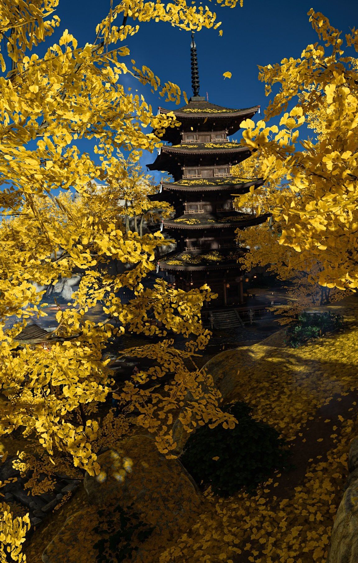 Ghost Of Tsushima Blue Nature Wallpapers