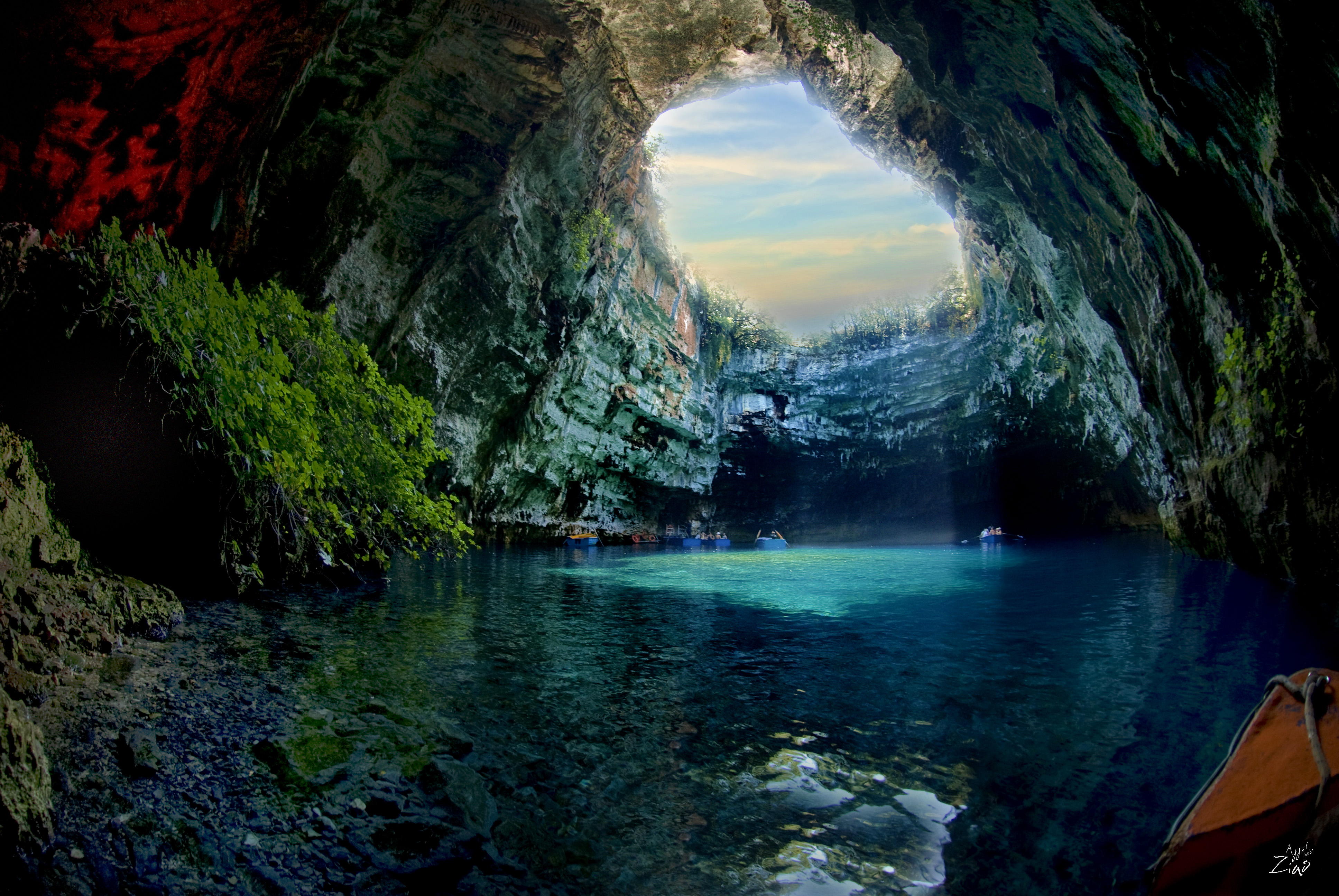 Girl Nature Cave Wallpapers