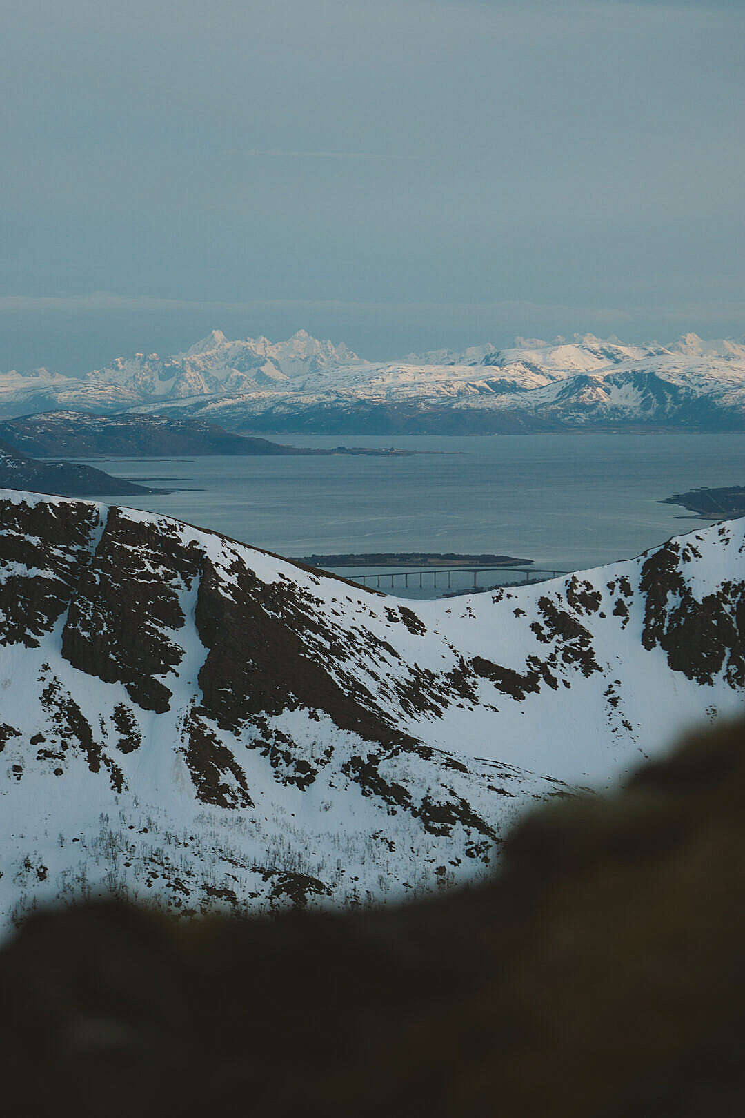 Glacier Hills At Winter Wallpapers