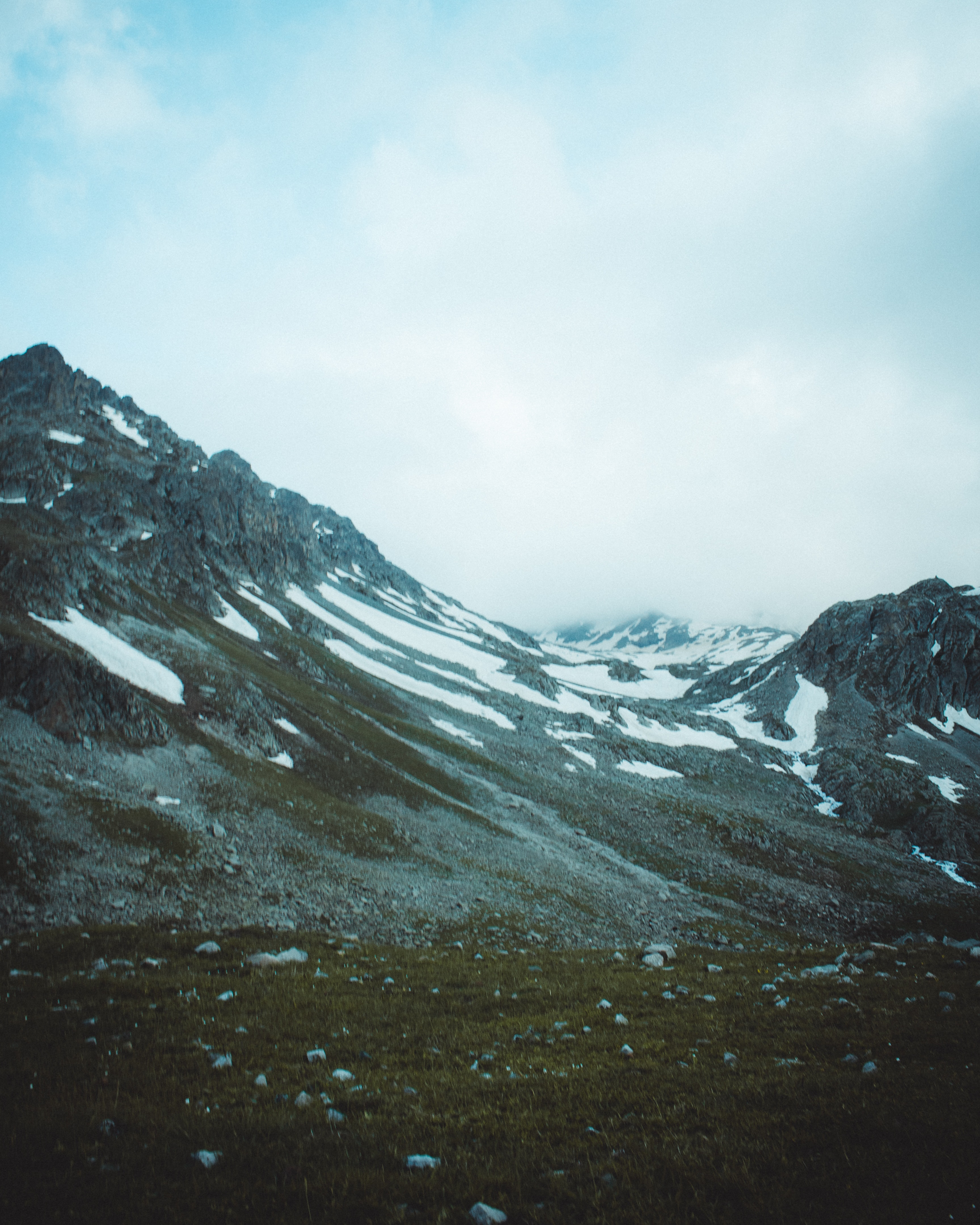 Glacier Hills At Winter Wallpapers