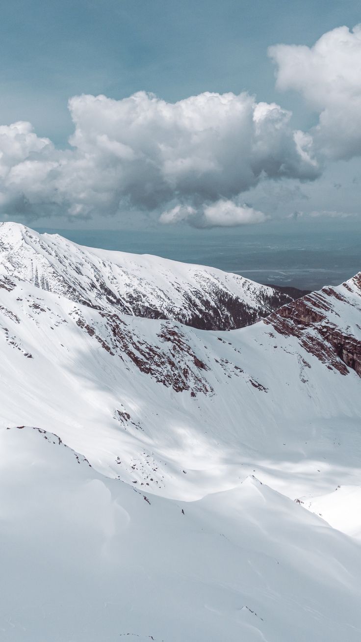 Glacier Hills At Winter Wallpapers