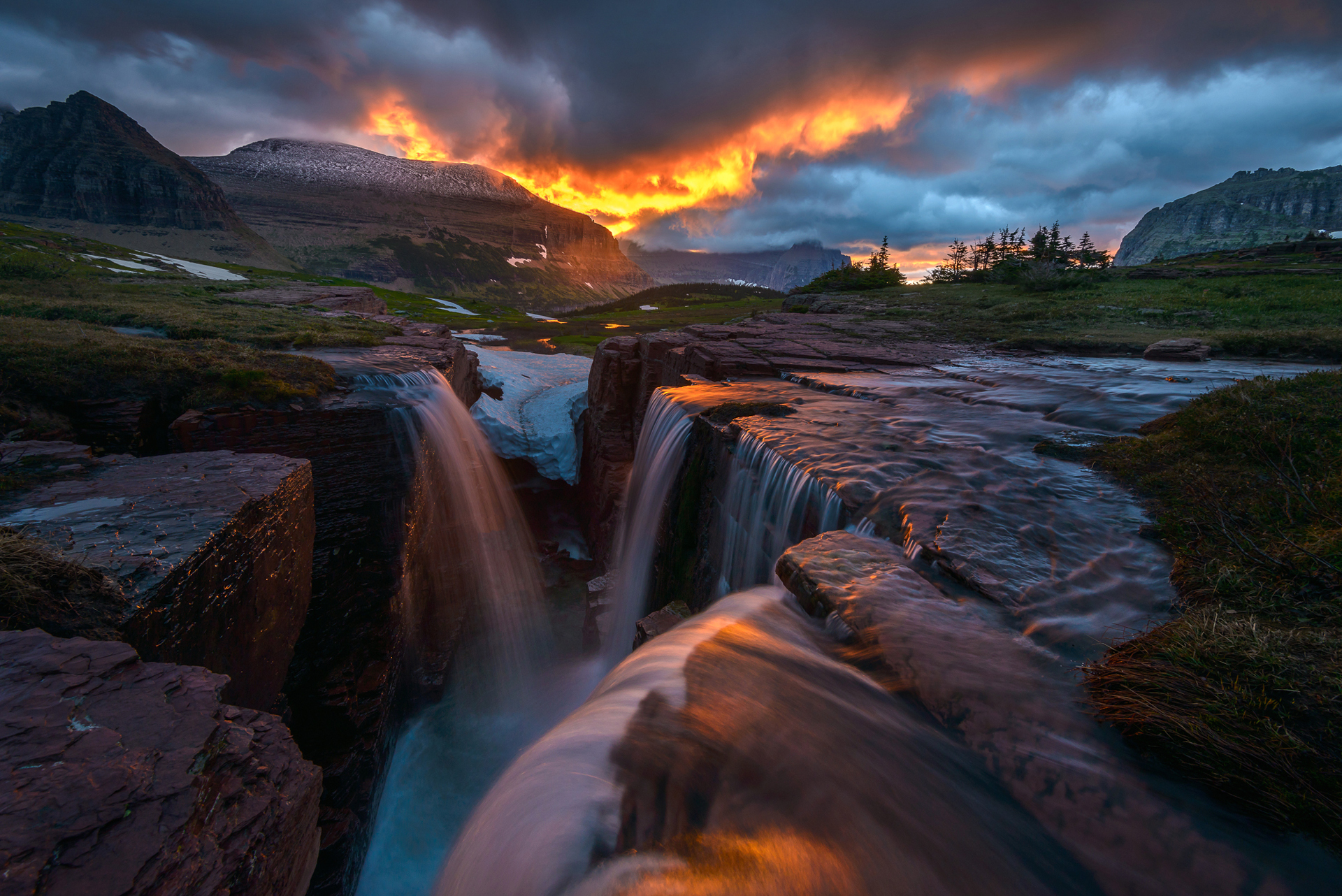 Glacier National Park Sunrise Wallpapers