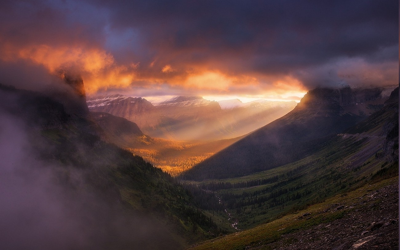 Glacier National Park Sunrise Wallpapers