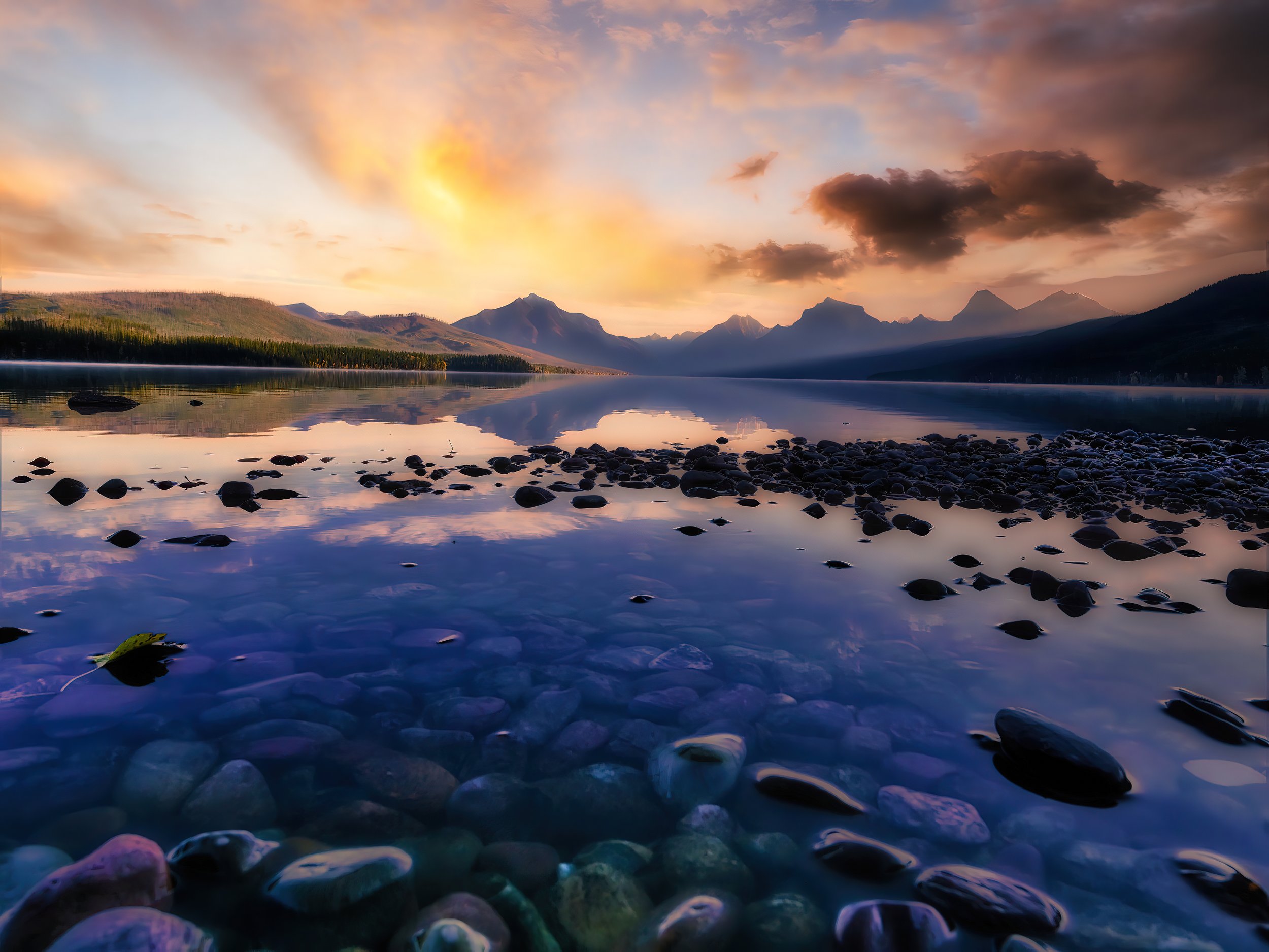 Glacier National Park Sunrise Wallpapers