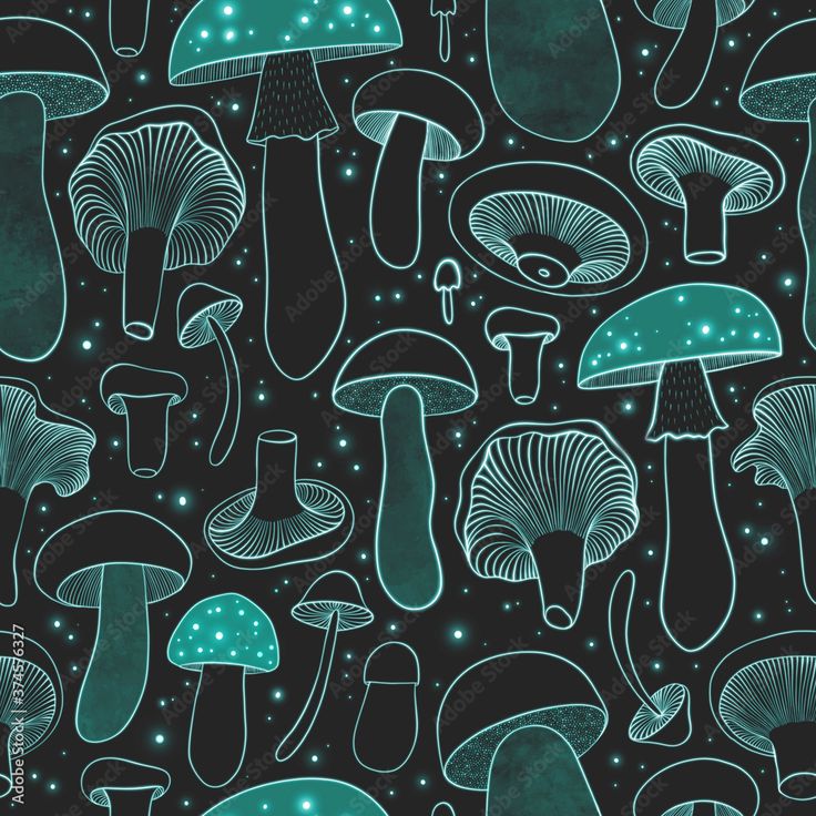 Glowing Mushroom Wallpapers