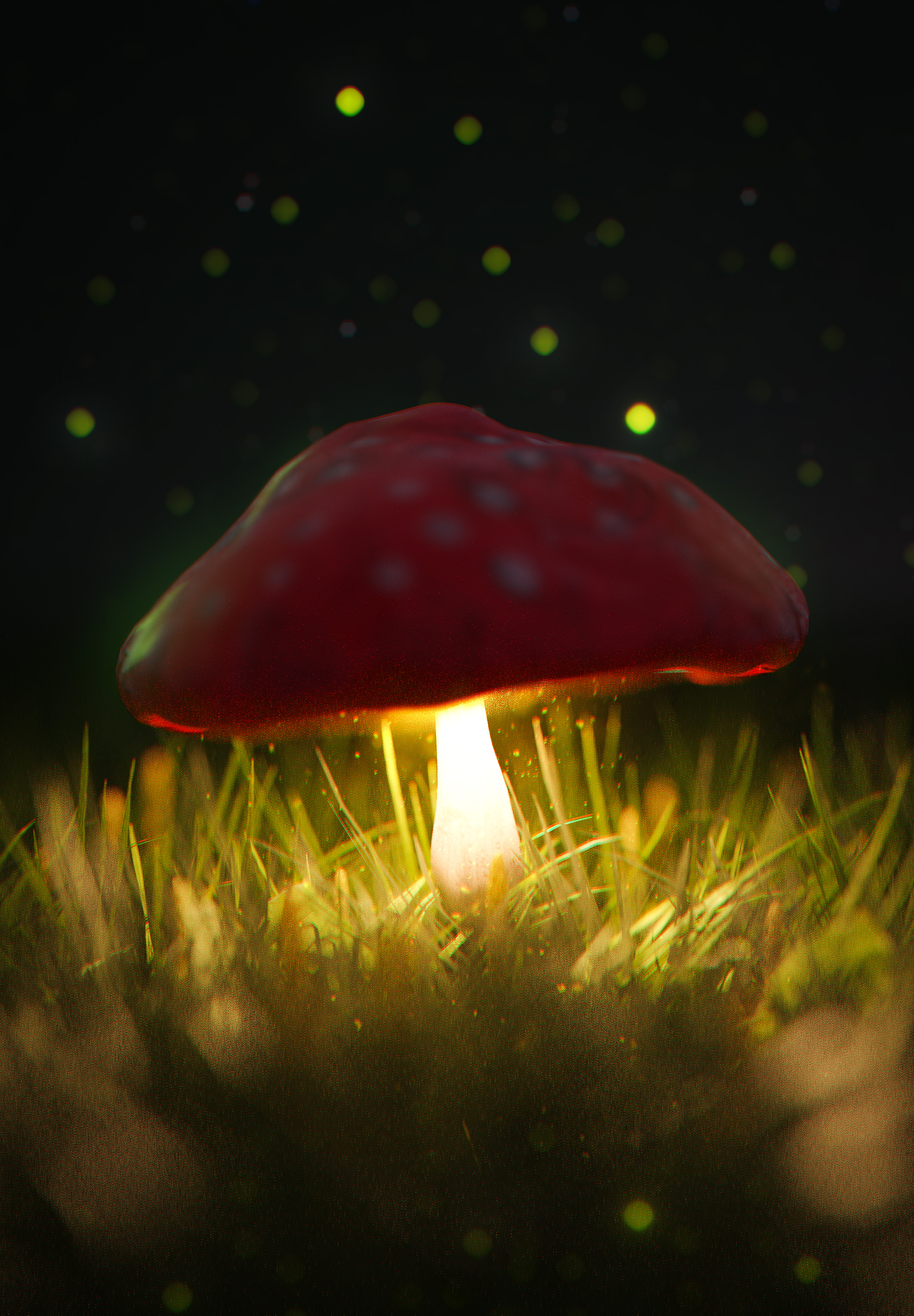 Glowing Mushroom Wallpapers