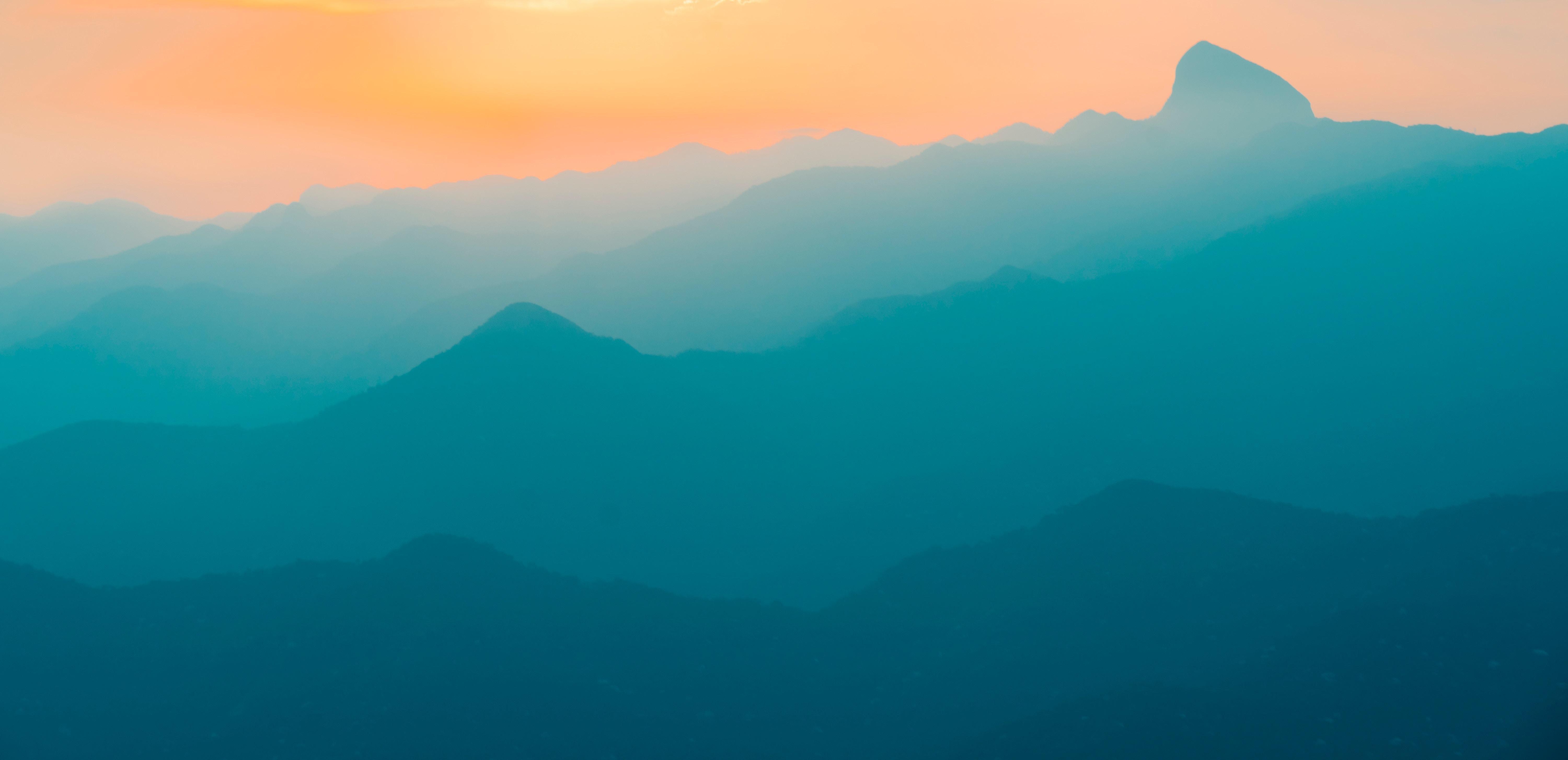 Gradient Mountains Wallpapers