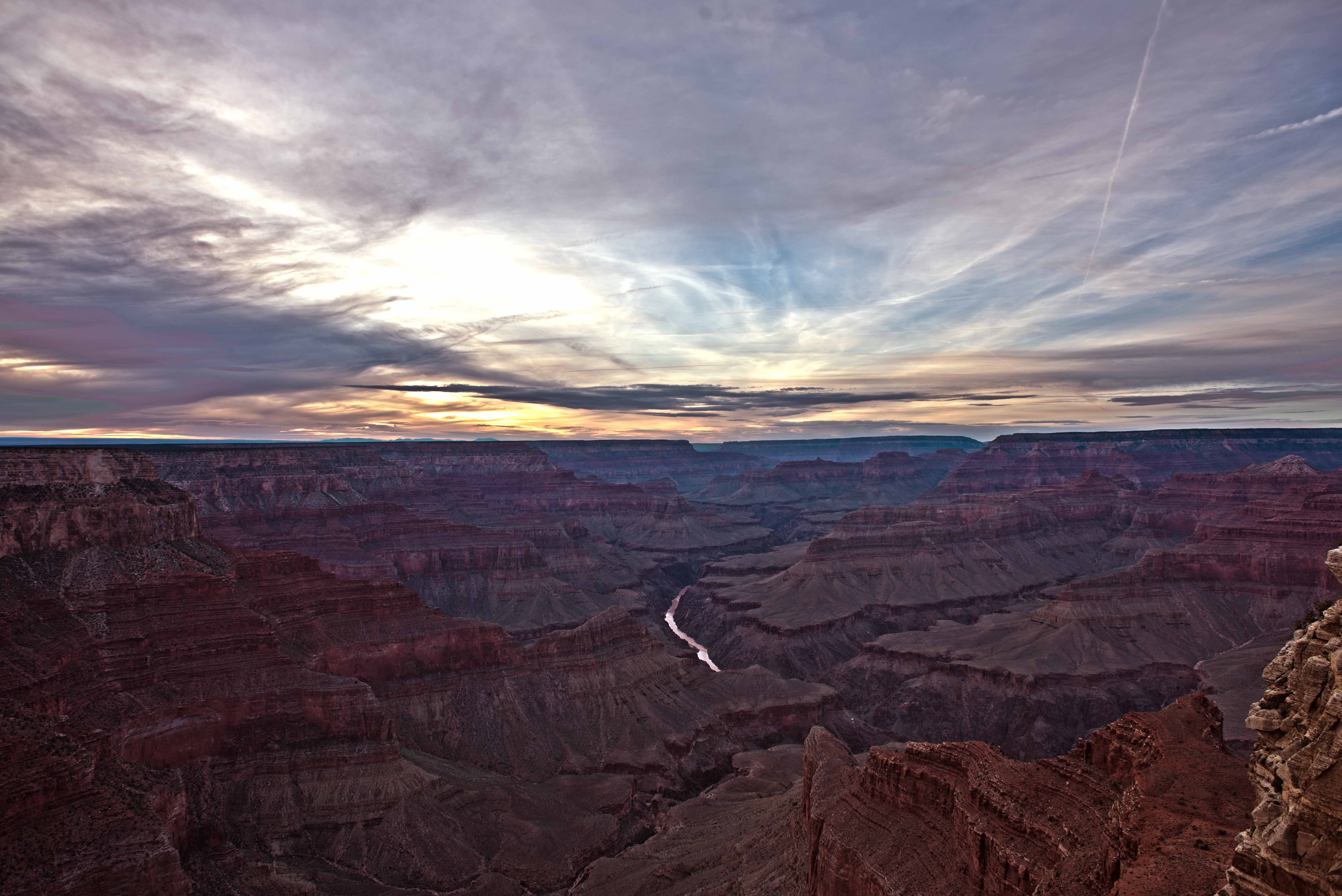 Grand Canyon Mountains In Sunset Wallpapers