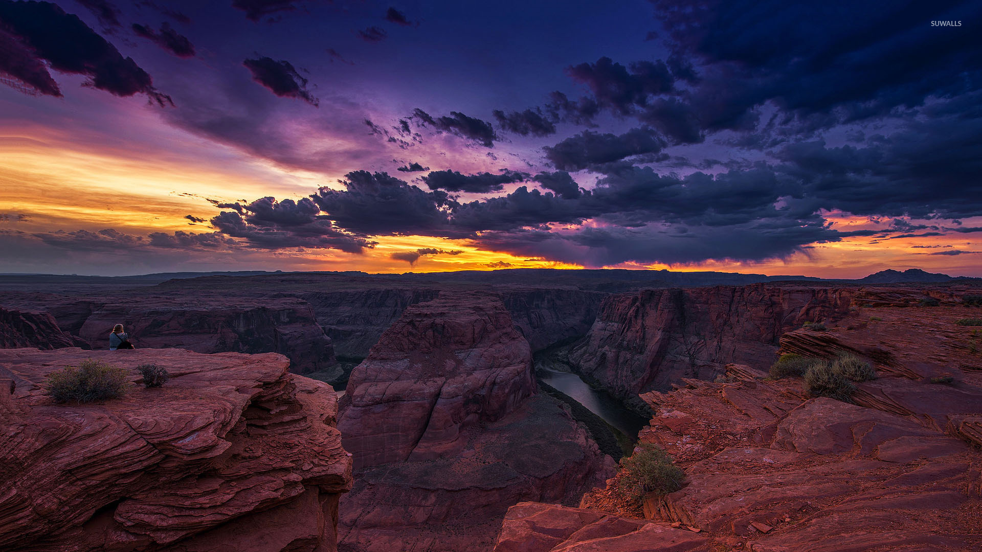 Grand Canyon Mountains In Sunset Wallpapers