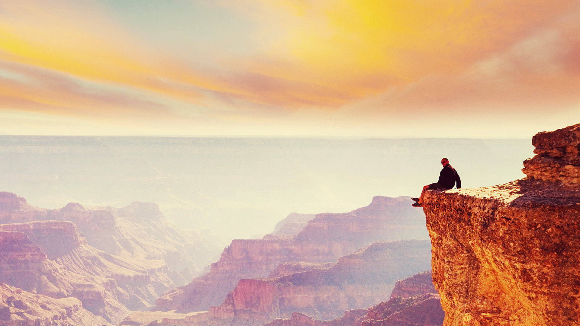 Grand Canyon Mountains In Sunset Wallpapers