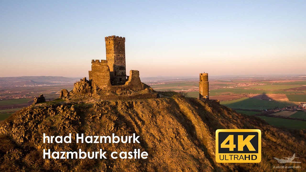 Hazmburk Czech Republic Castle Hill In Sunset Wallpapers