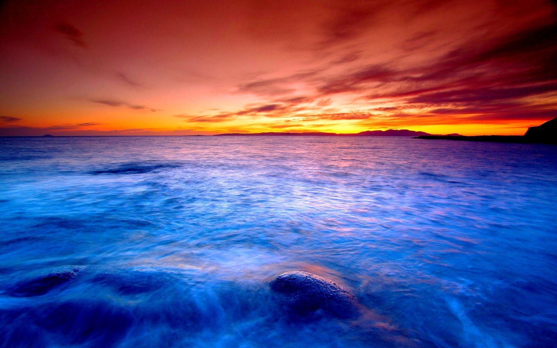 Hd Ocean Sunset Photography Wallpapers