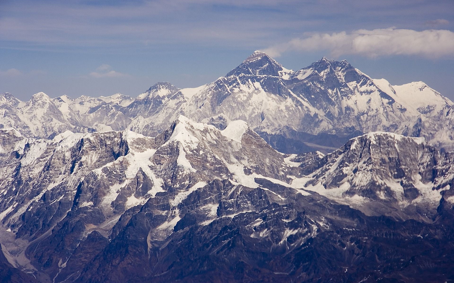 Himalayas Cloudy Mountains Top Wallpapers