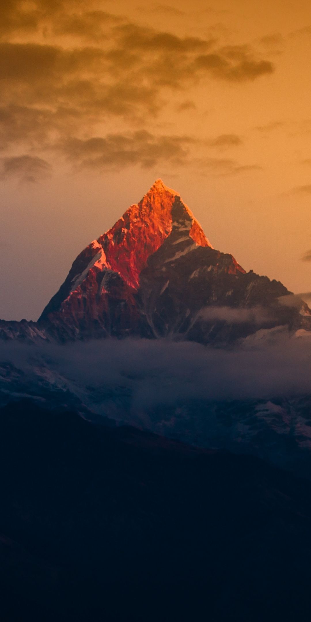 Himalayas Cloudy Mountains Top Wallpapers