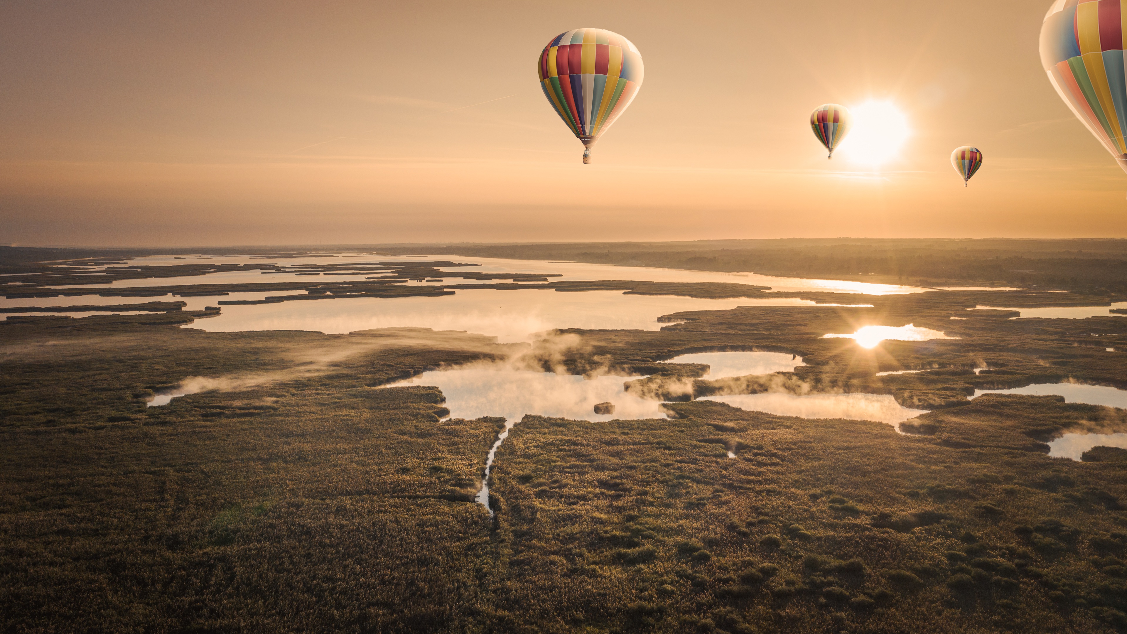 Hot Air Balloons In Sky Wallpapers