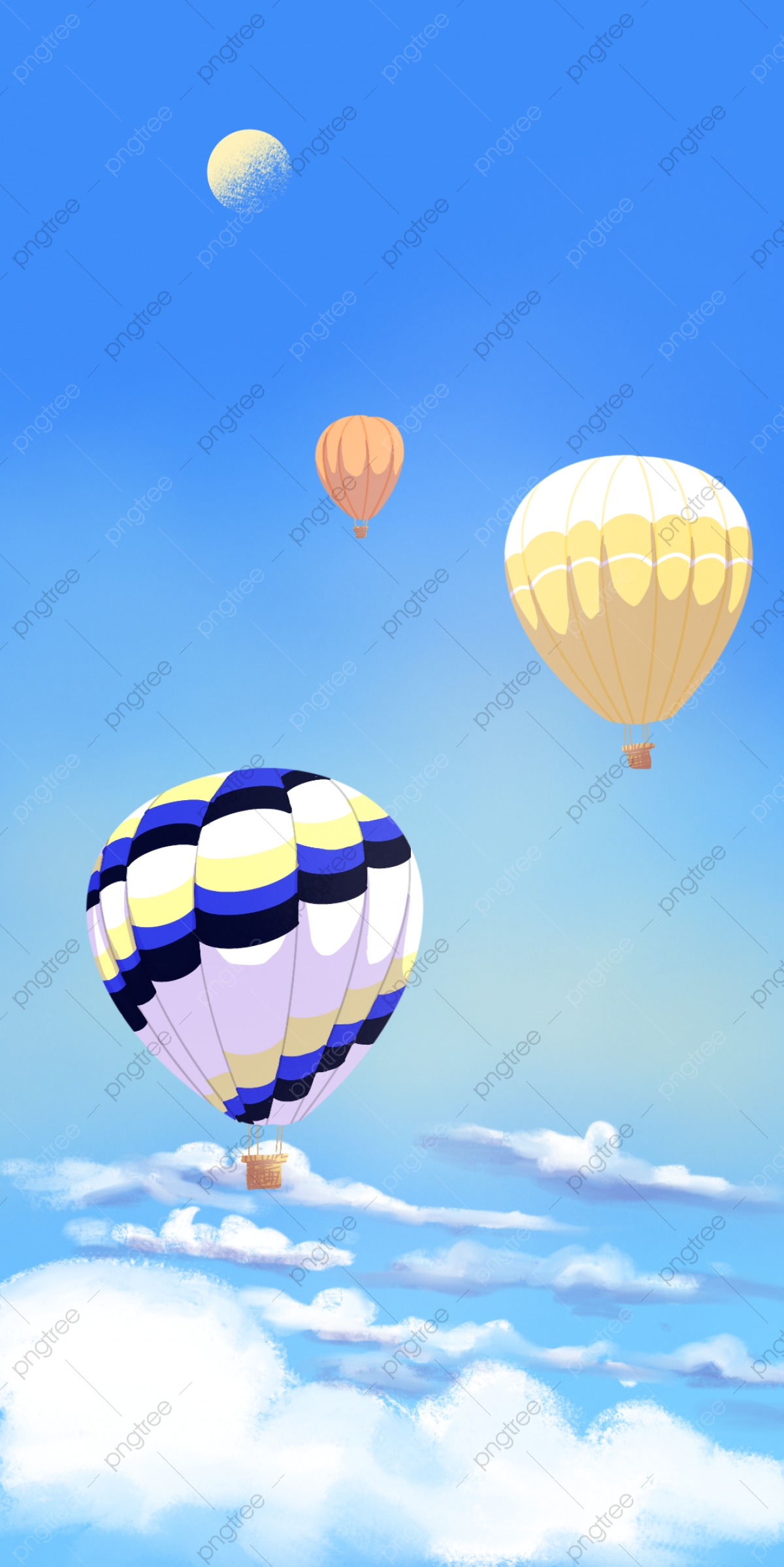 Hot Air Balloons In Sky Wallpapers