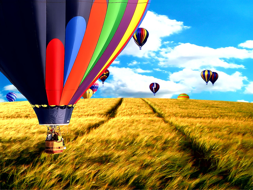 Hot Air Balloons In Sky Wallpapers