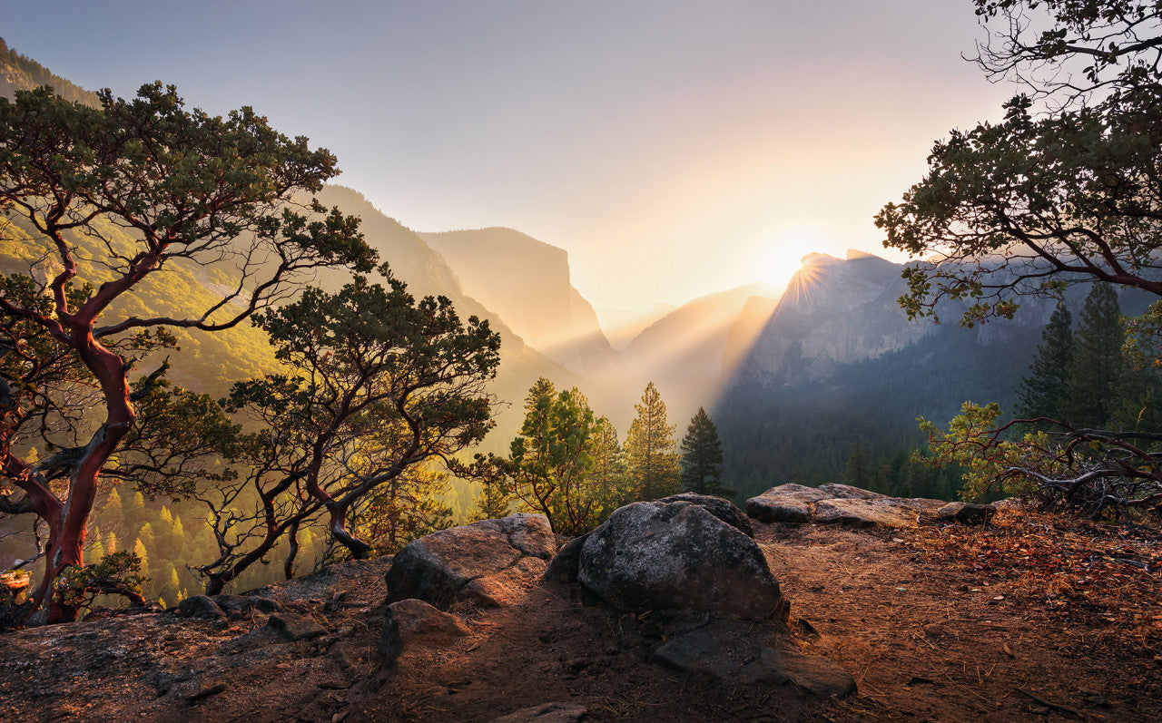 House In The Mountains Sunlight Nature Landscape Wallpapers