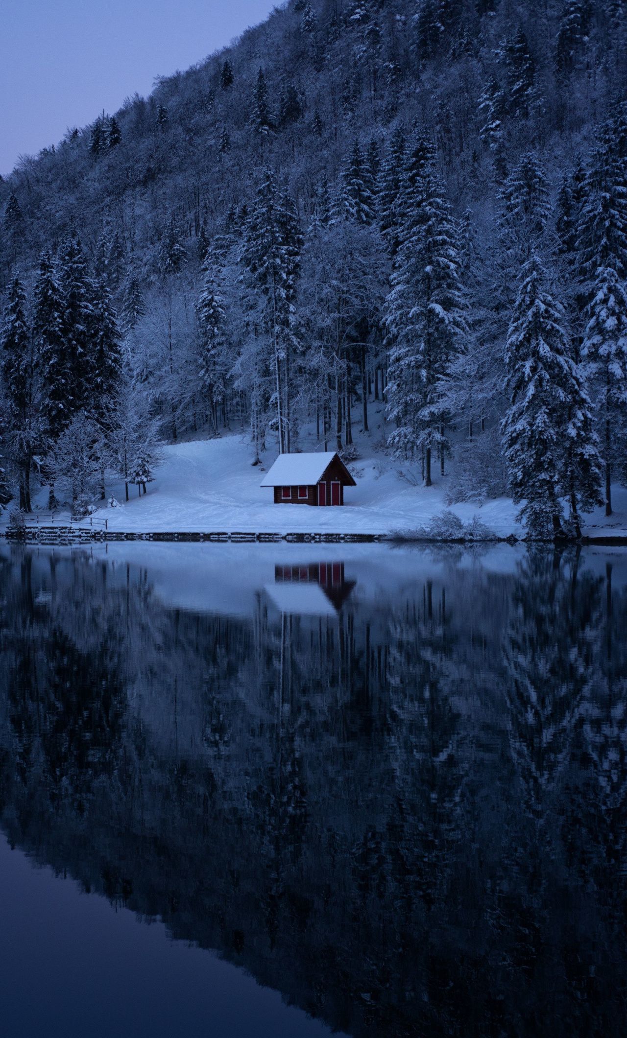 House In Winter Photography Wallpapers