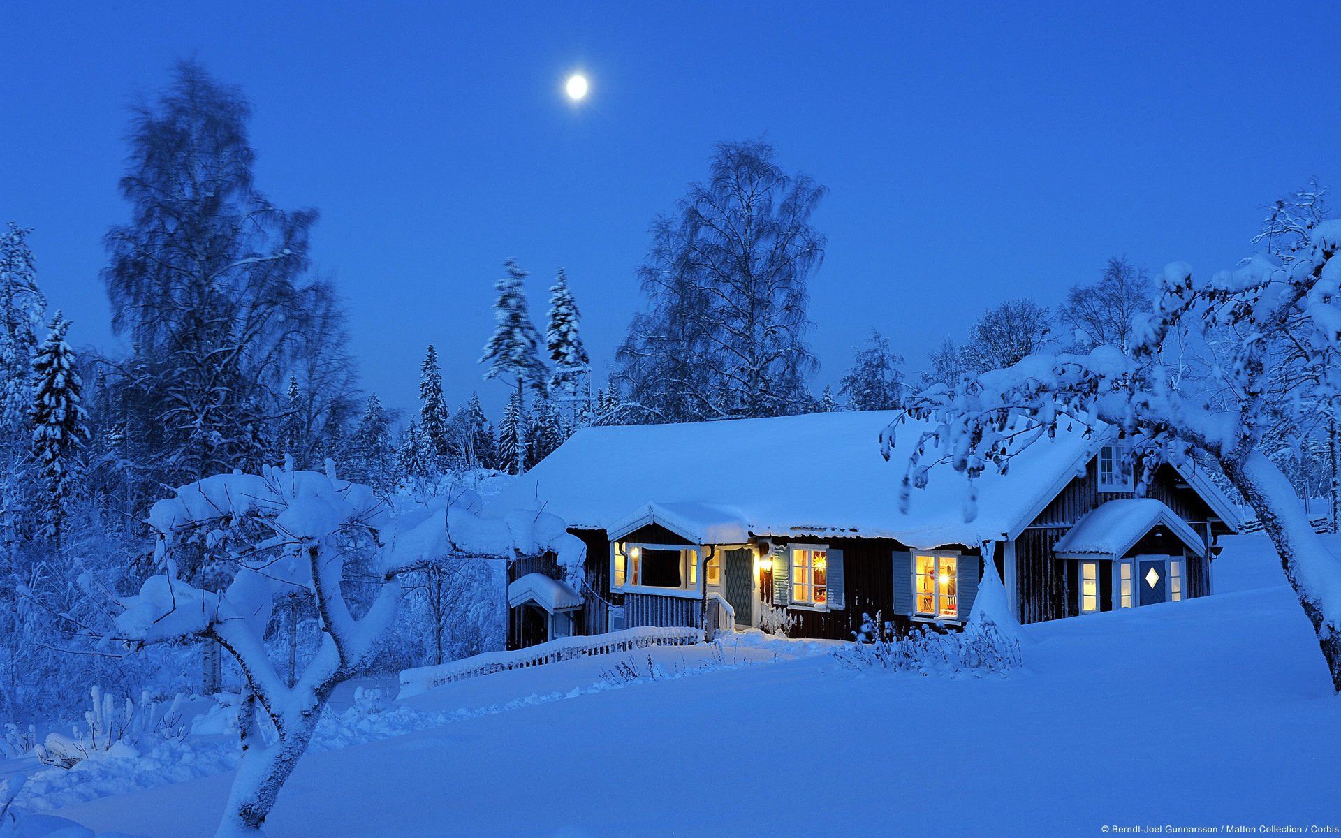 Houses In Winter Wallpapers