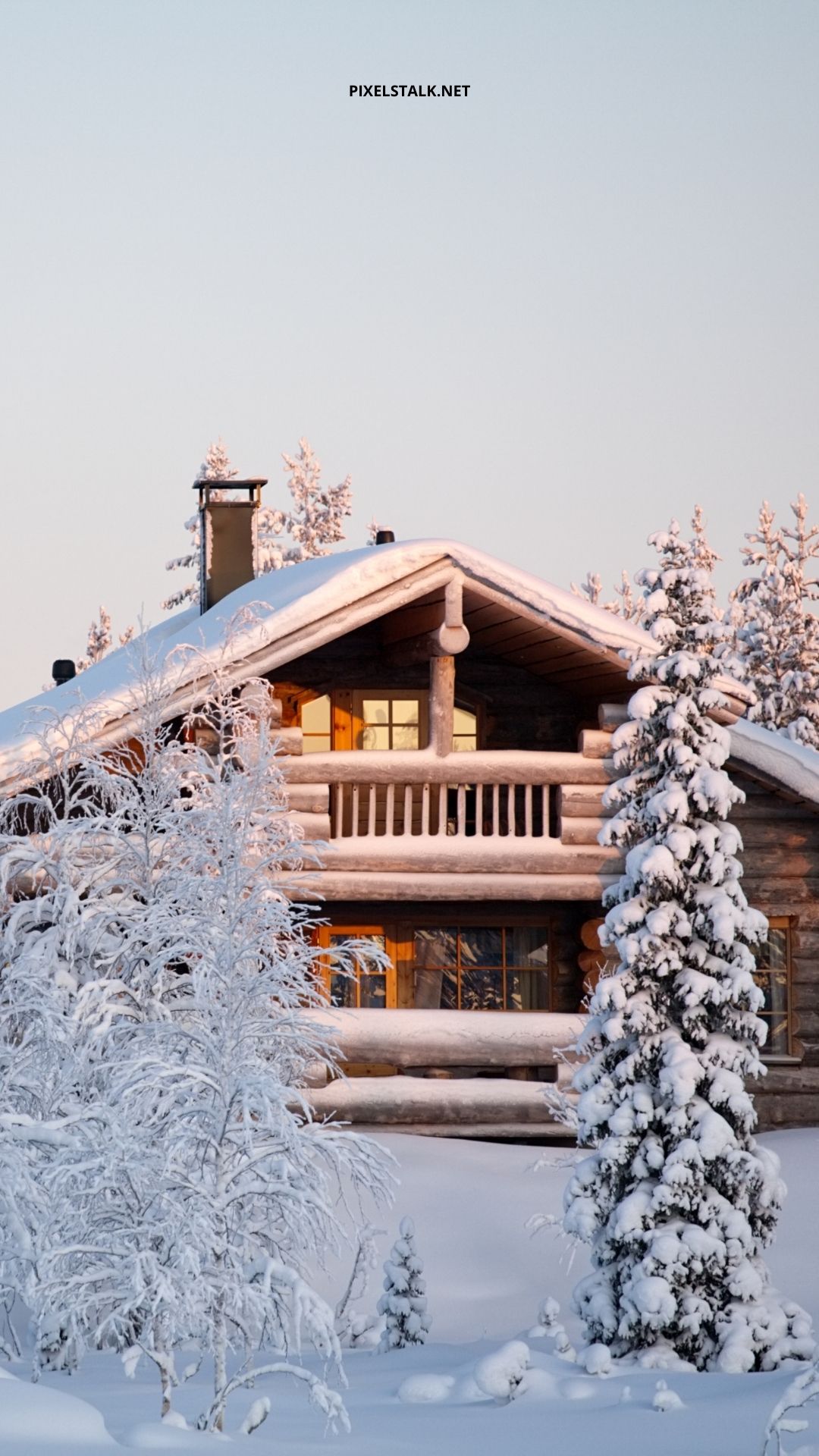 Houses In Winter Wallpapers