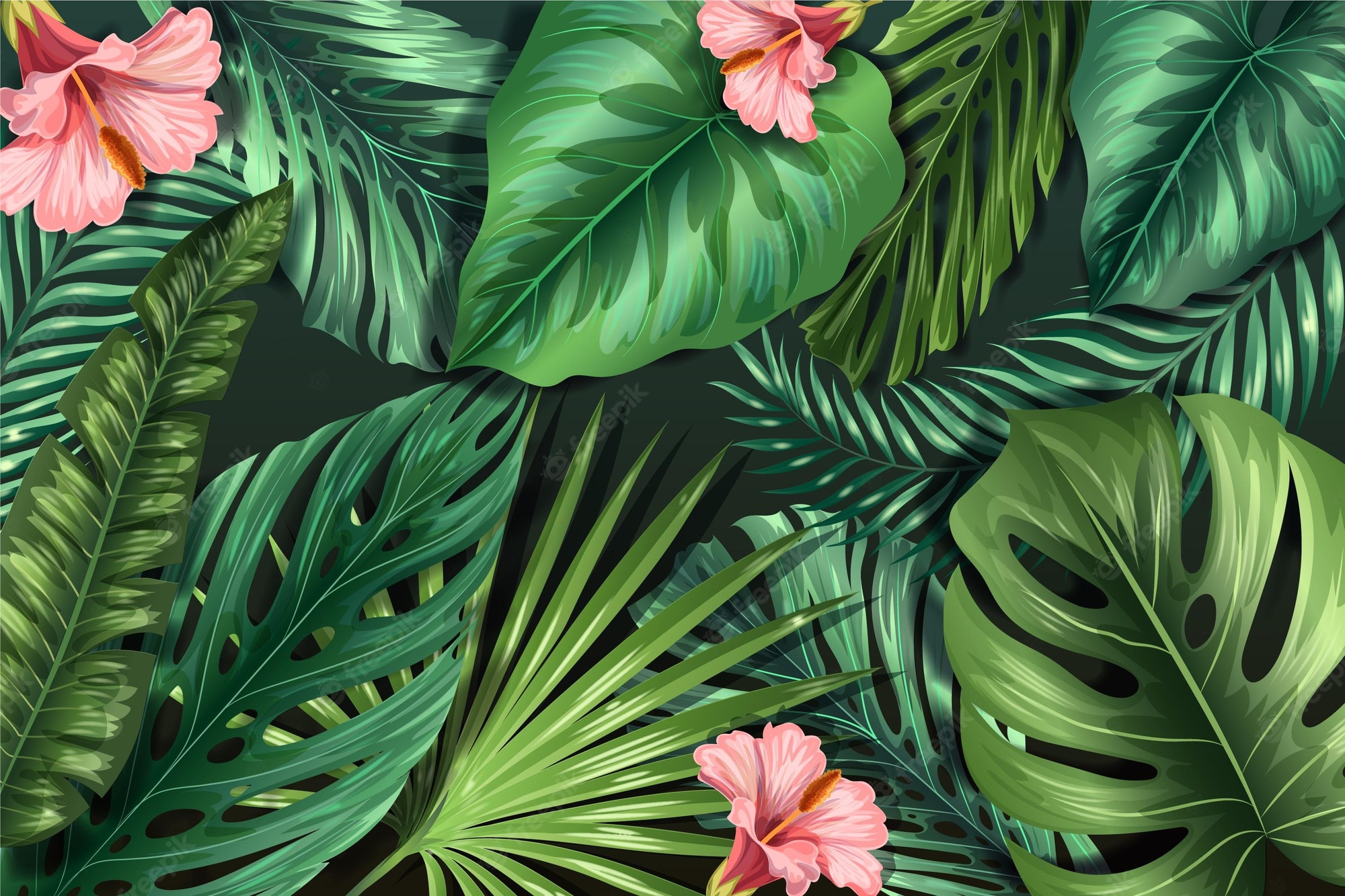 Tropical Vector Background