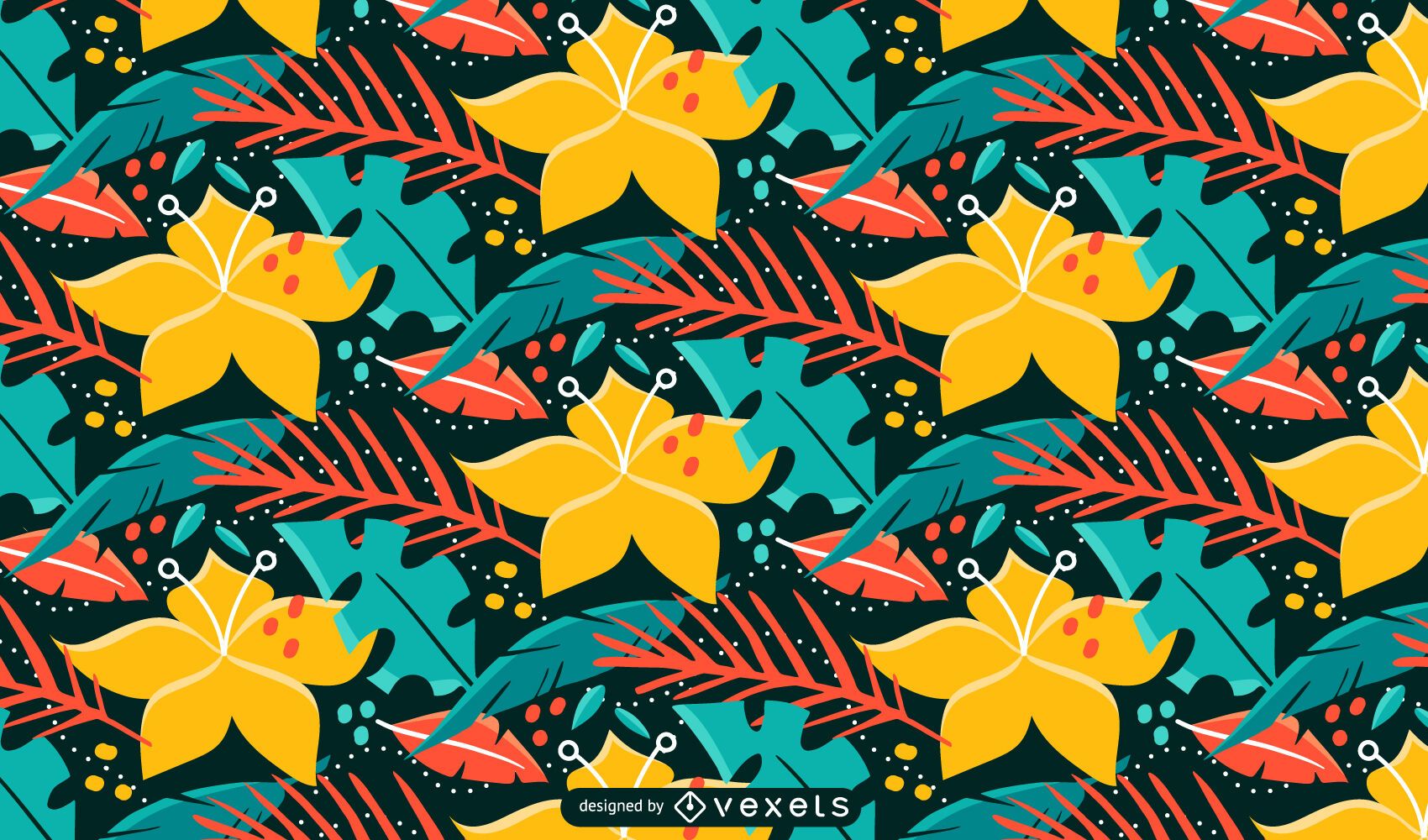 Tropical Vector Background