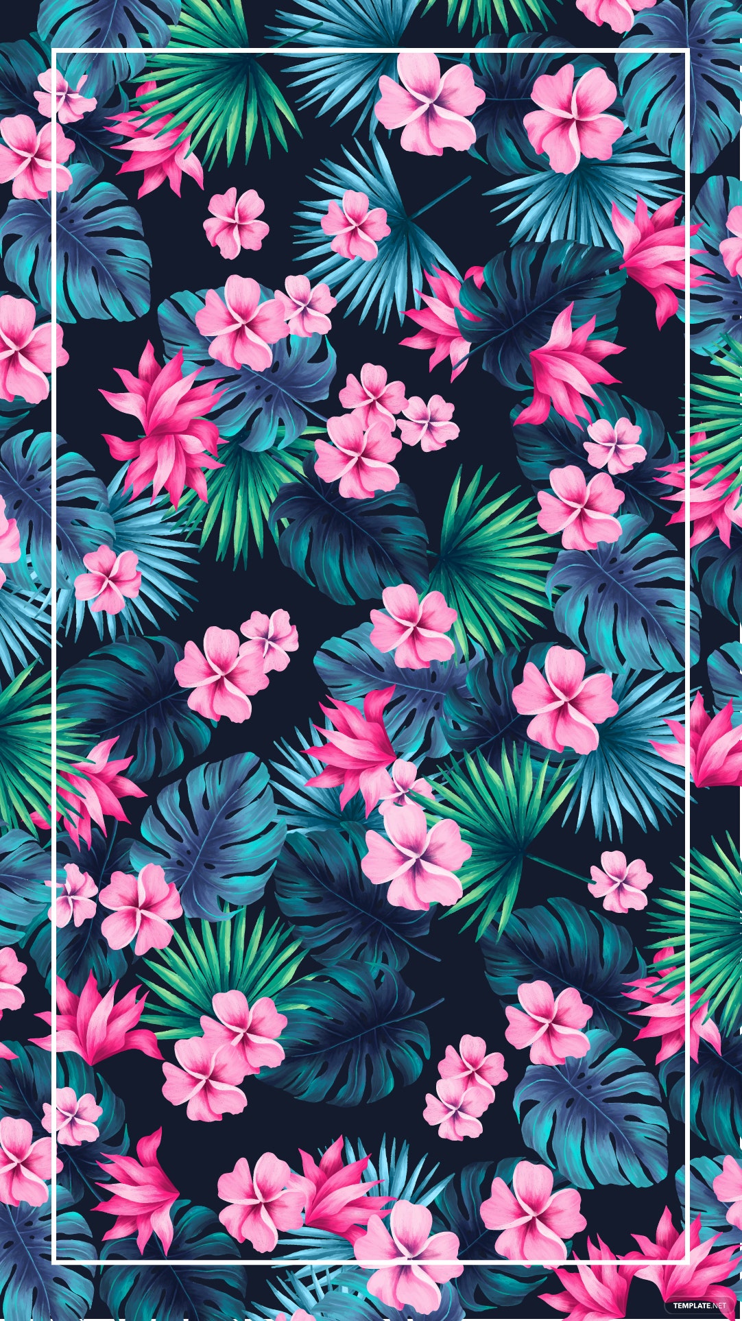 Tropical Watercolor Background