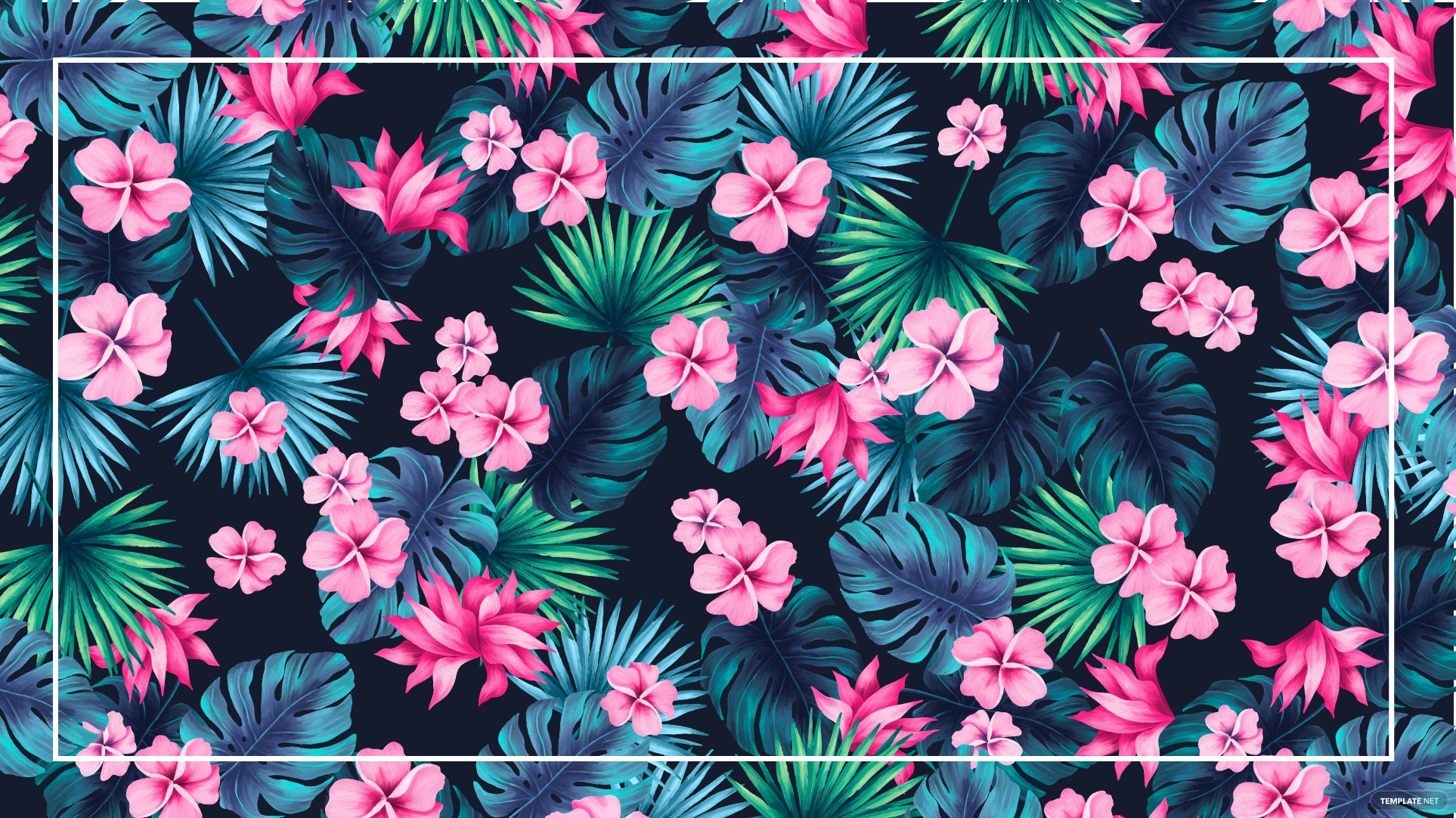 Tropical Watercolor Background