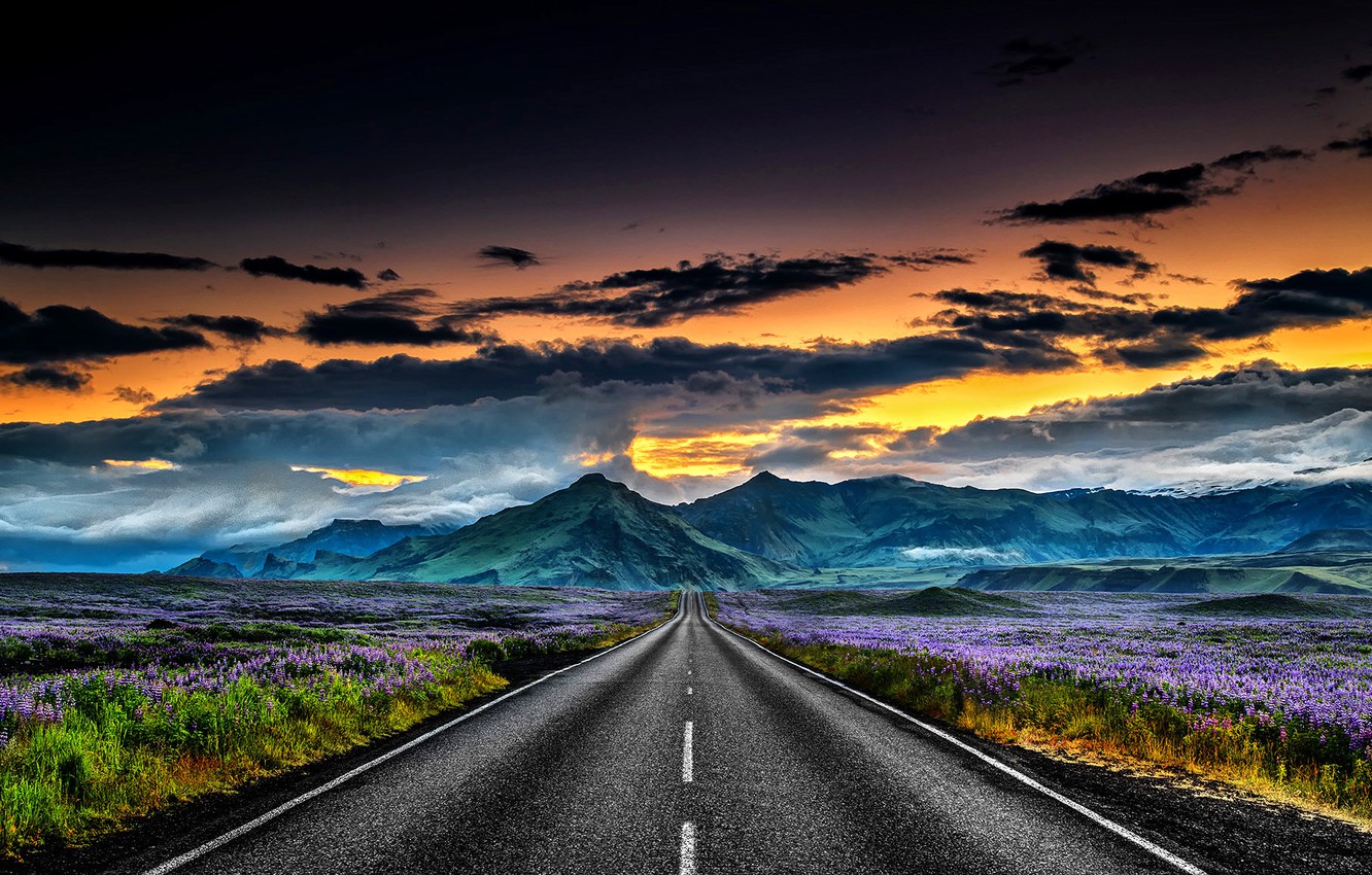 Iceland Landscapes Road Wallpapers