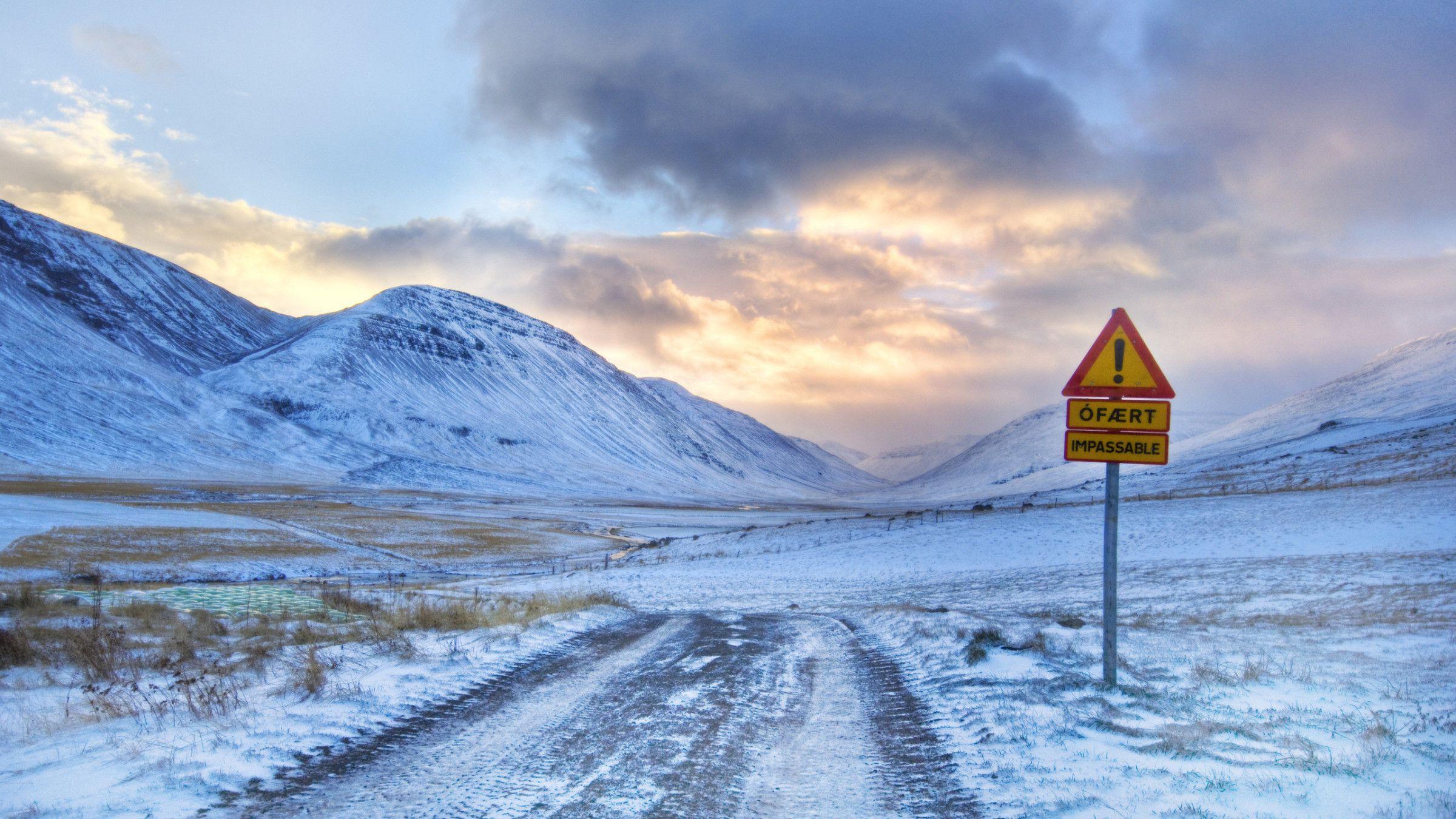 Iceland Landscapes Road Wallpapers