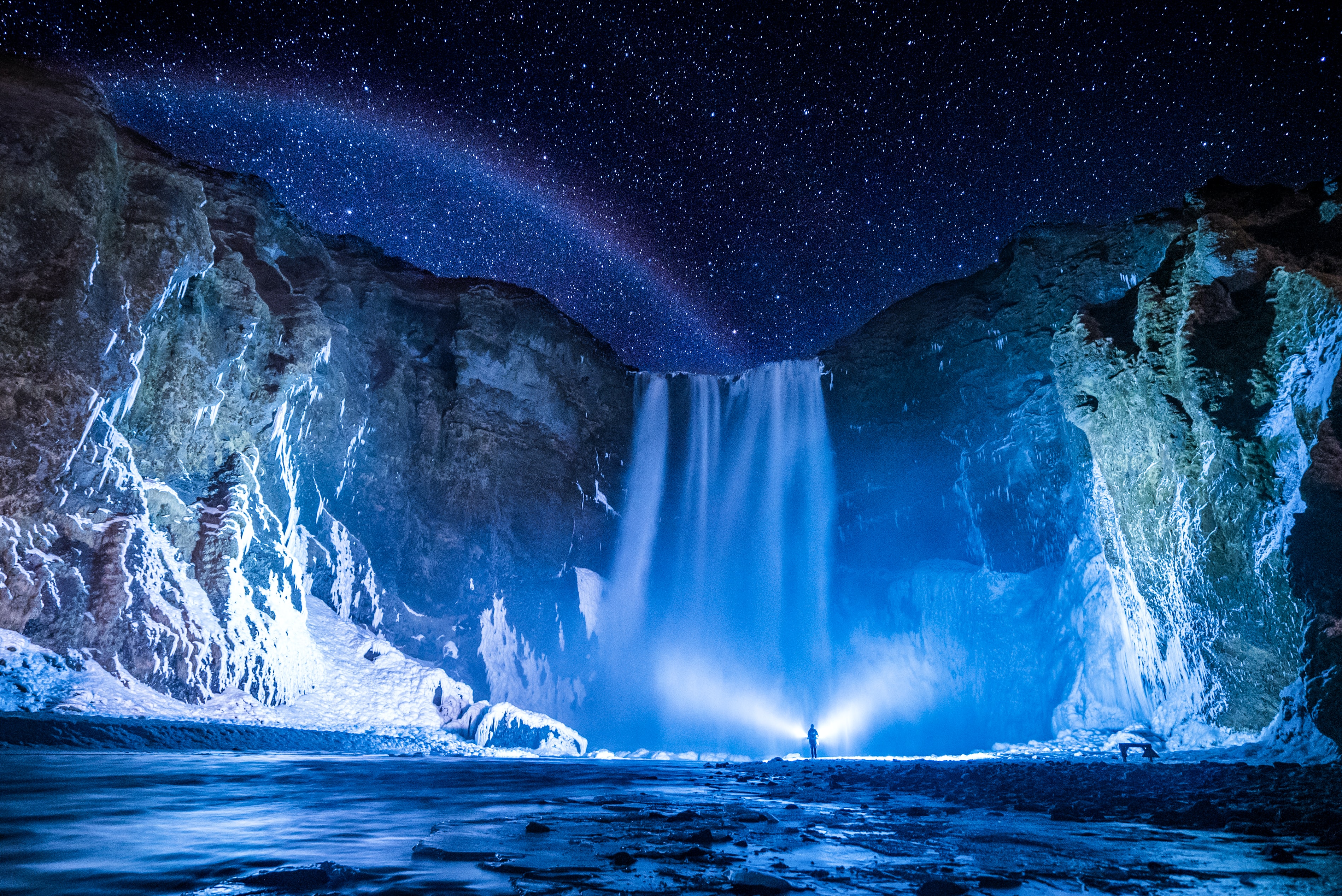 Iceland Skogafoss Waterfall Wallpapers