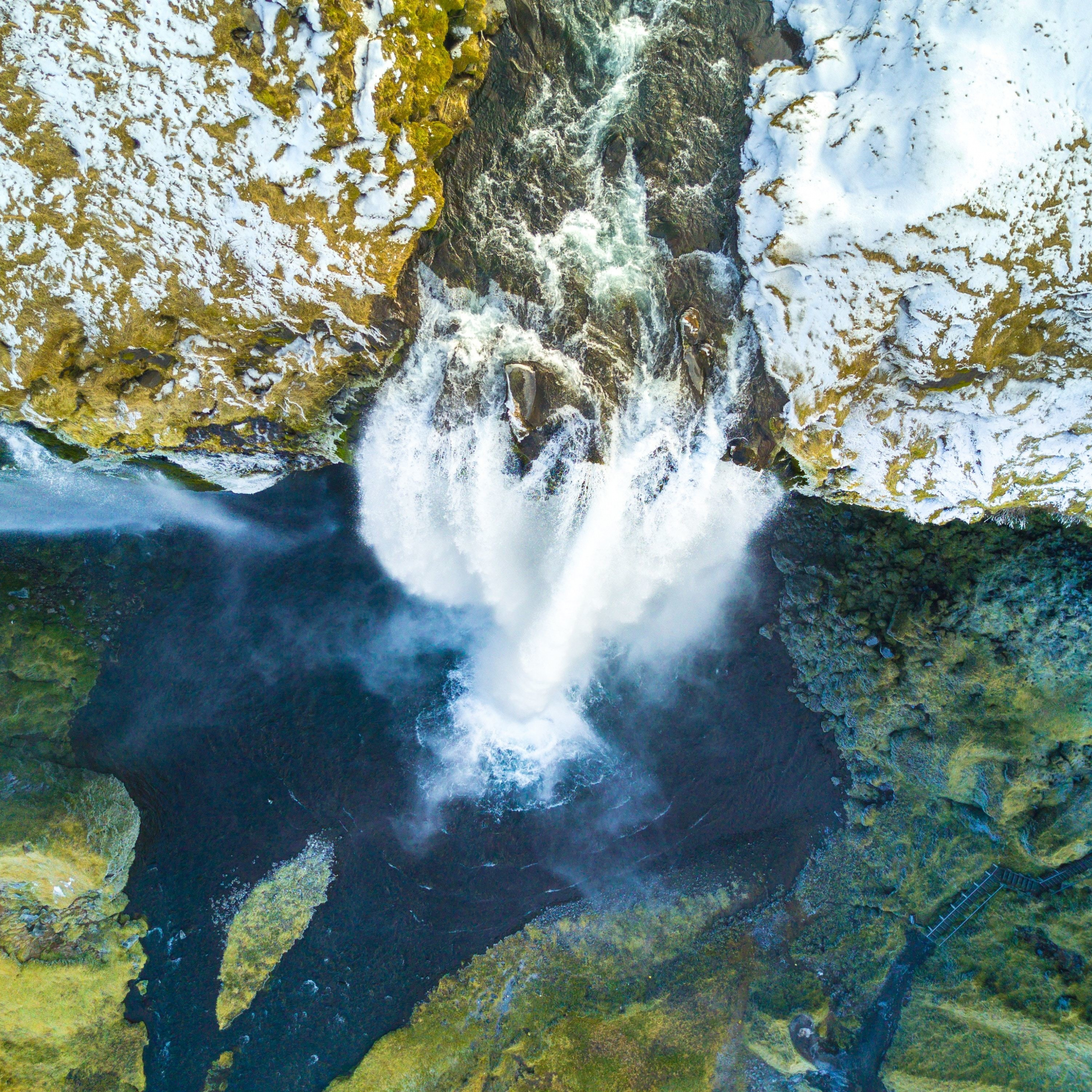 Iceland Skogafoss Waterfall Wallpapers