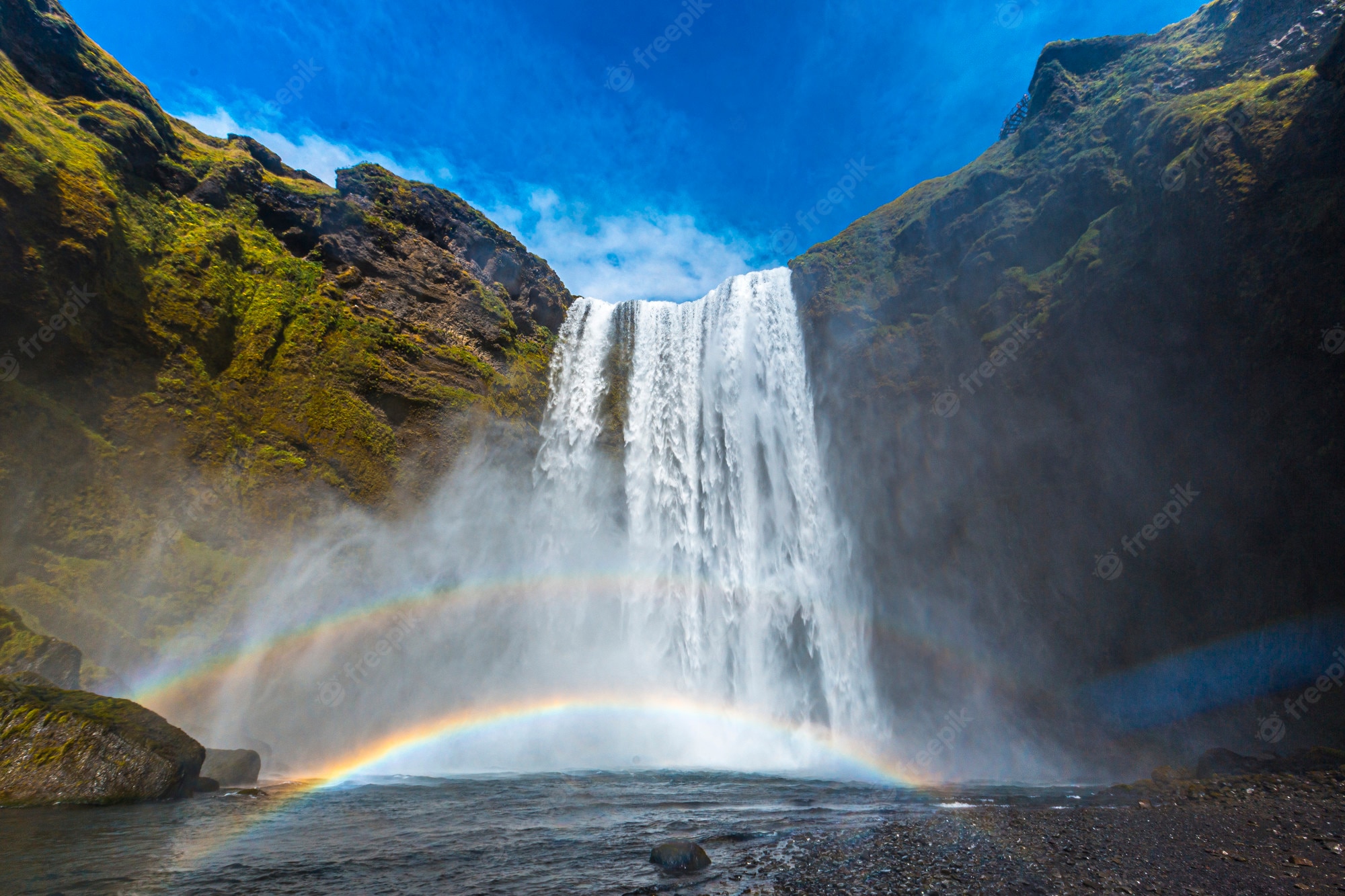 Iceland Skogafoss Waterfall Wallpapers