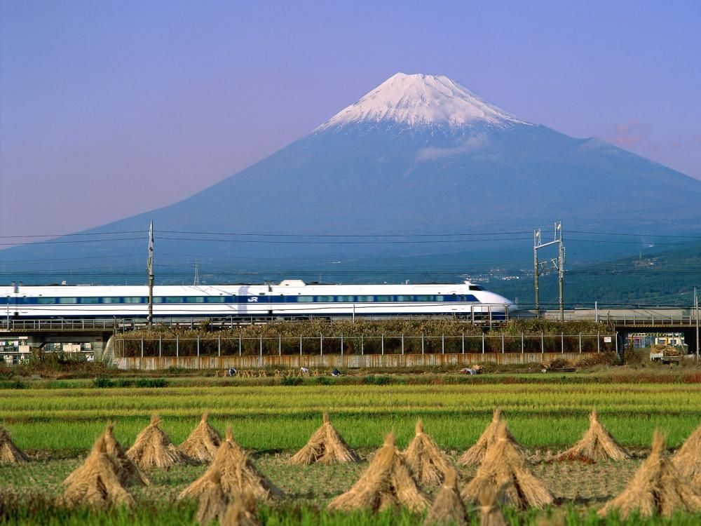 Japan Bullet Train View Wallpapers