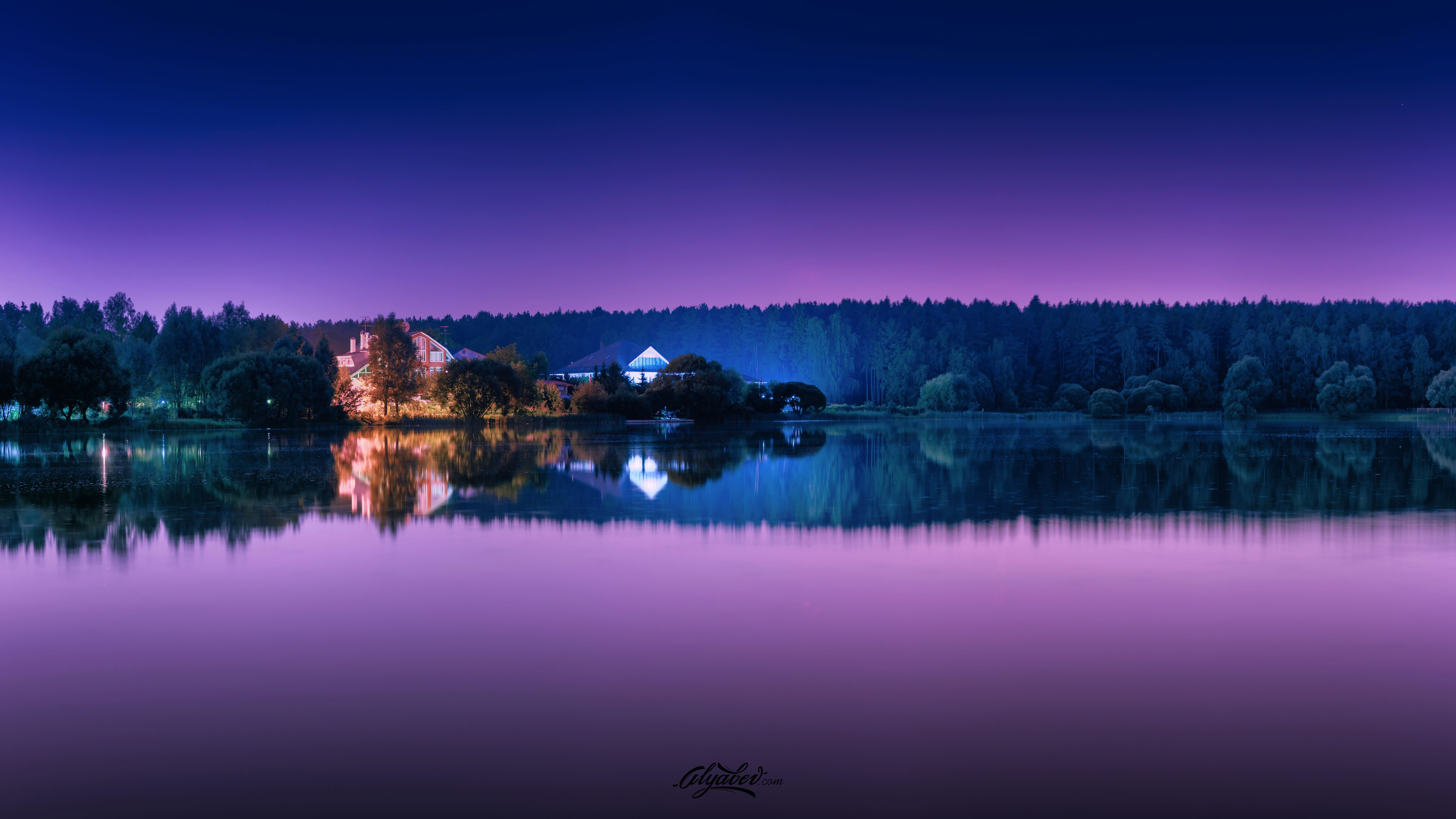 Lake Hd Night Photography Wallpapers