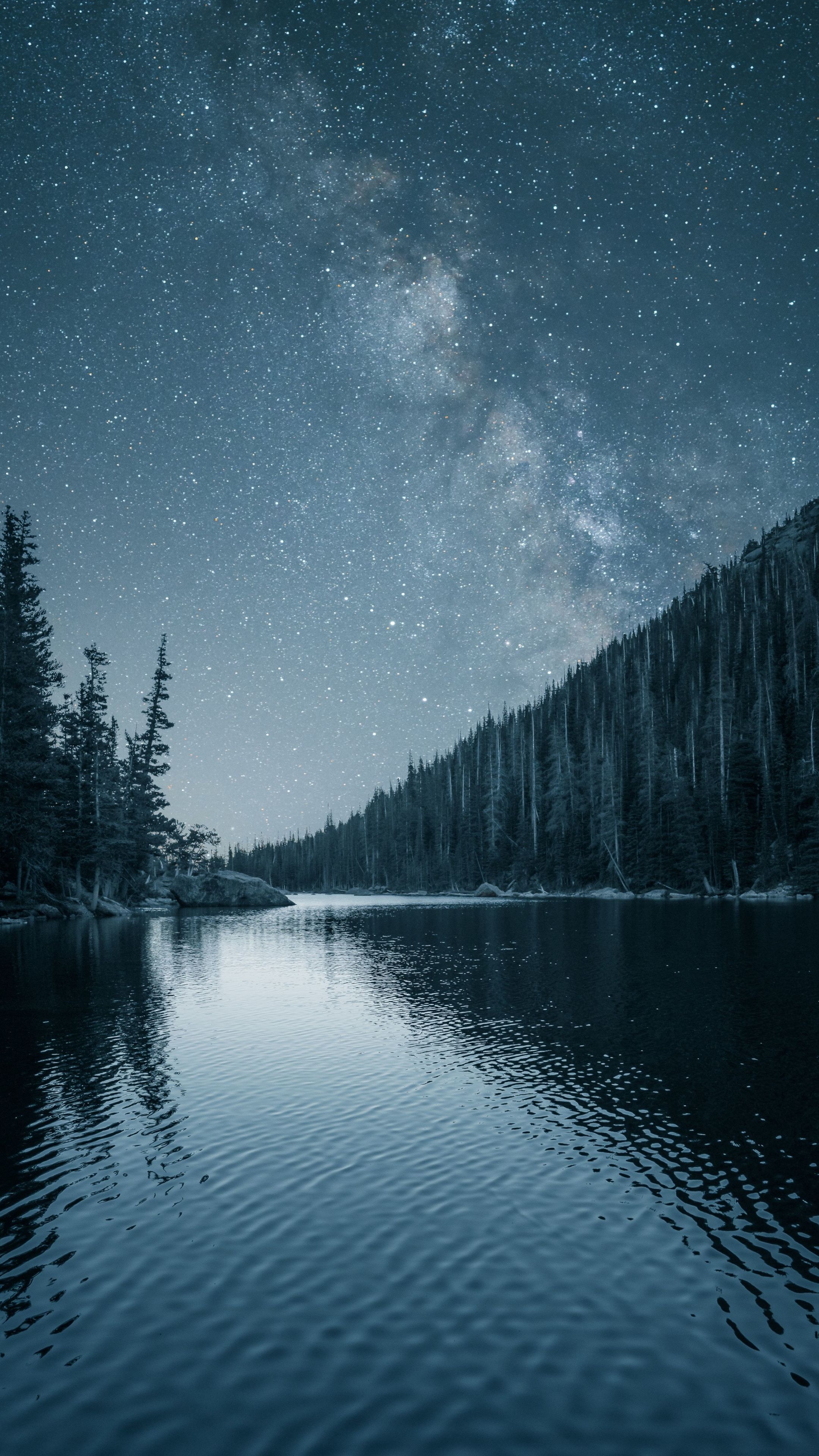 Lake Hd Night Photography Wallpapers