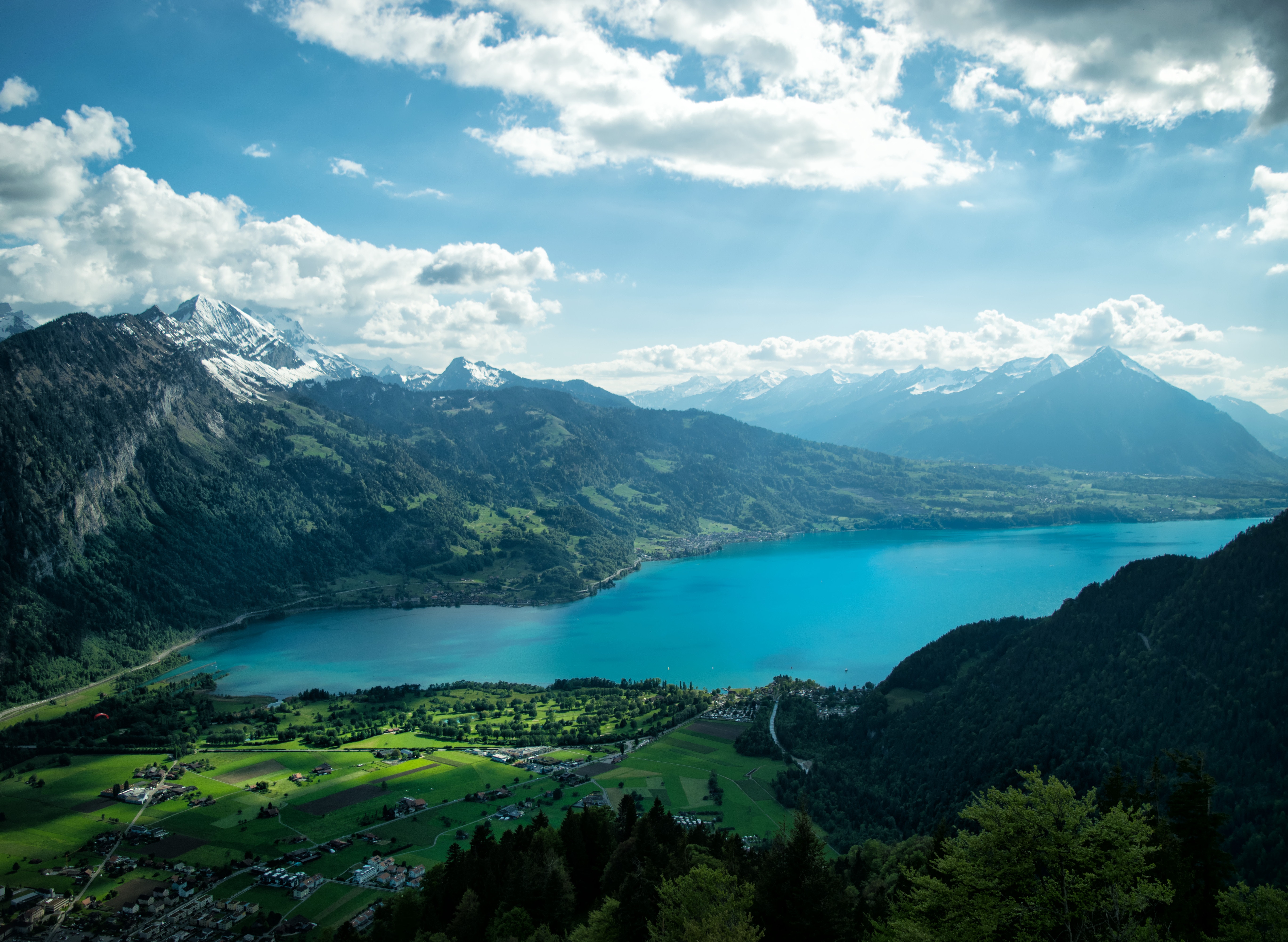 Lake Lucern Landscape Mountains Wallpapers