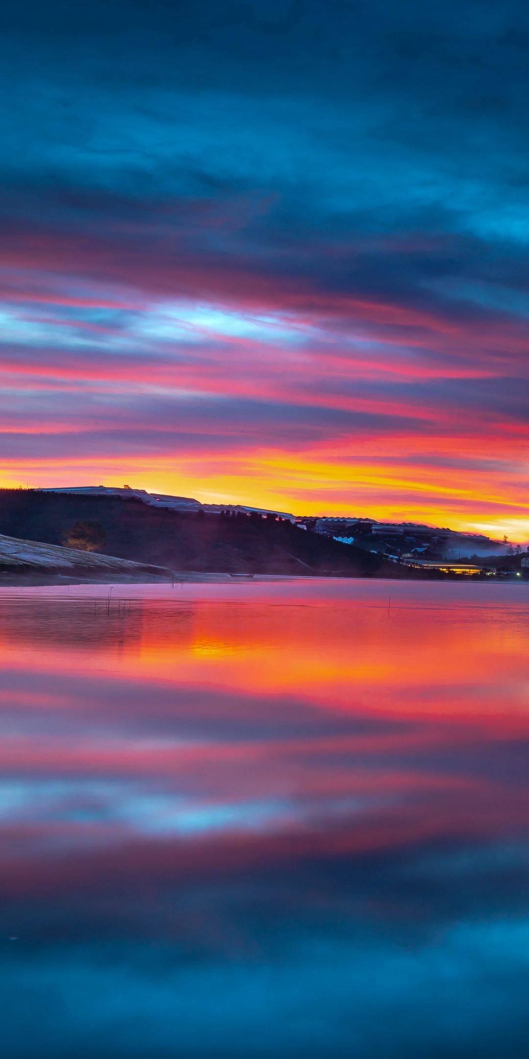 Lake Nature Night Reflection Wallpapers