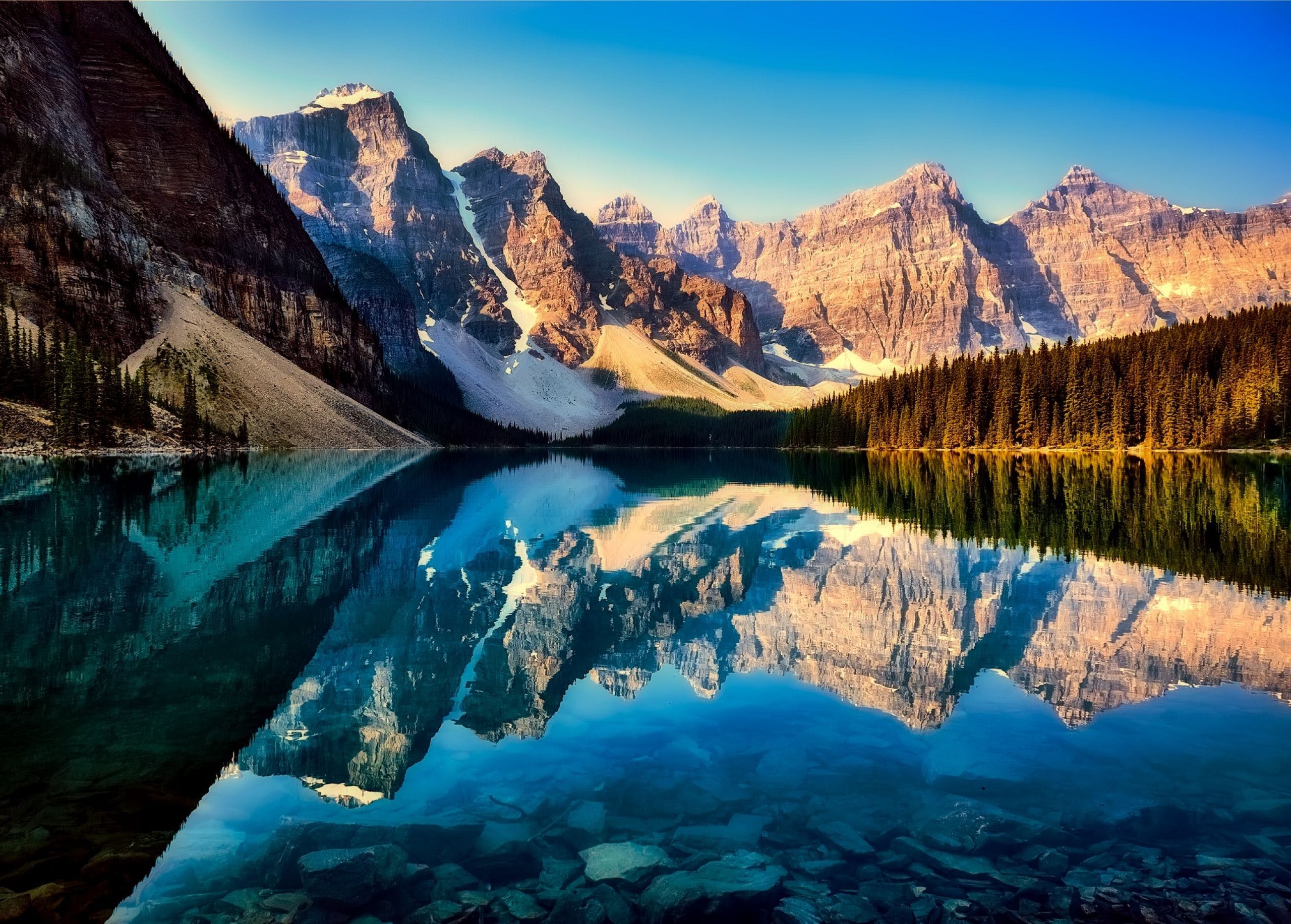 Landscape Lake Mountains Wallpapers